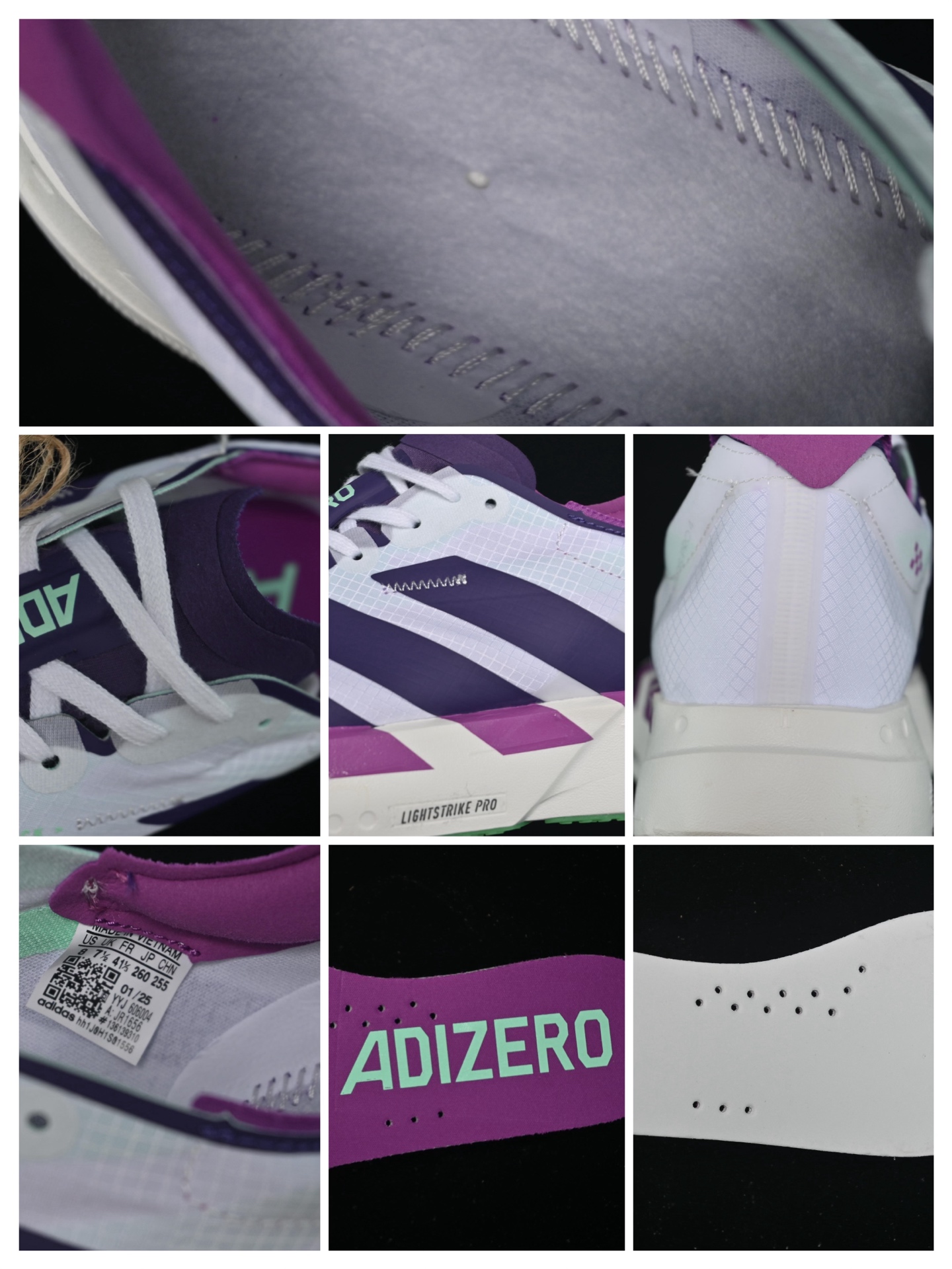 💰240纯原
Adidas Adizero Adios 4 M JR1656 阿迪透气轻盈低帮跑步鞋
尺码：36 36.5 37 38 38.5 39 40 40.5 41 42 42.5 43 44 44.5 45 46 7+C3