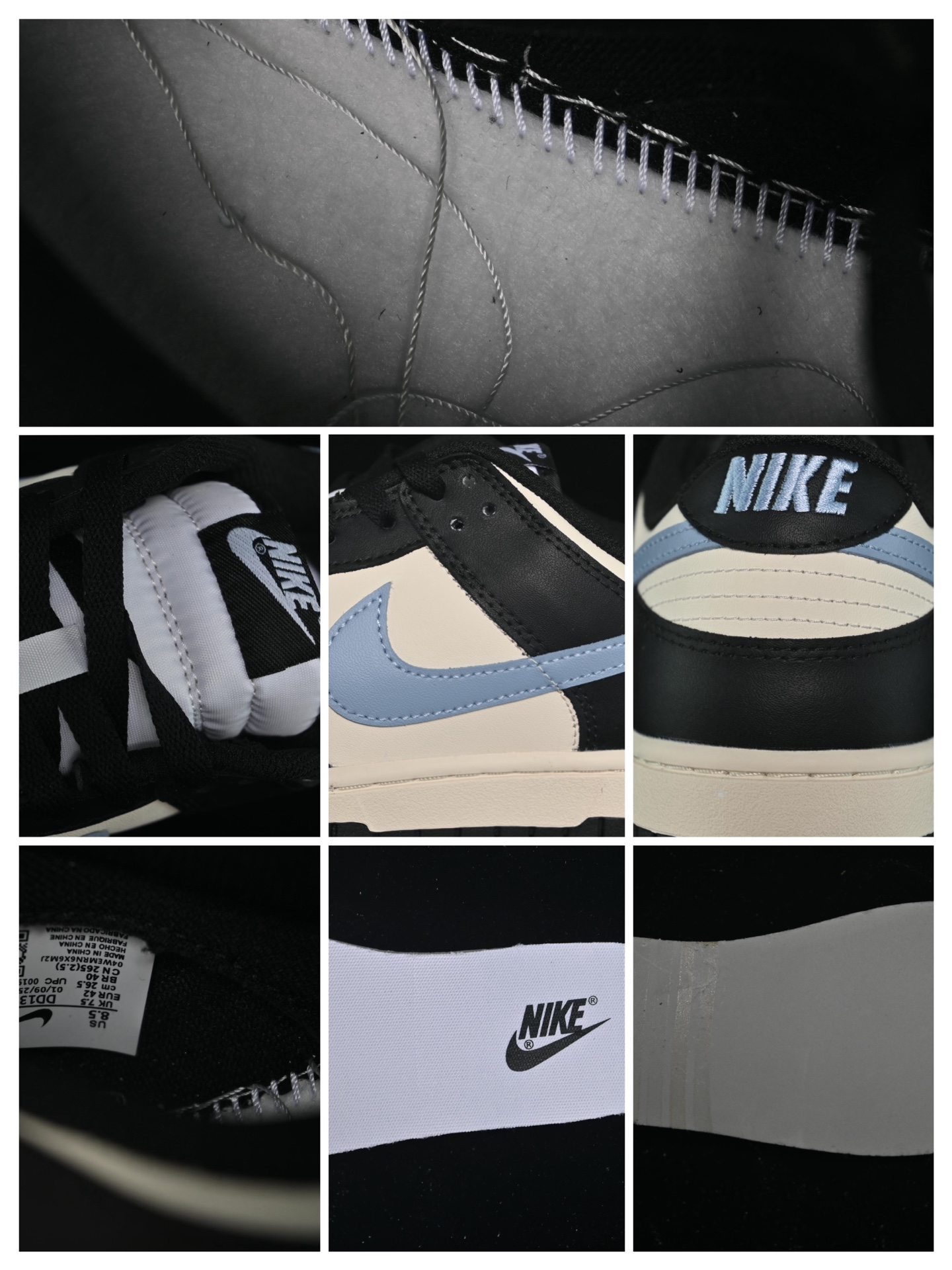 💰260公司级💰360纯原
Nike SB Dunk Low 白黑蓝配色 低帮休闲板鞋 DD1391-100
尺码：40 40.5 41 42 42.5 43 44 44.5 45 46 9.E5