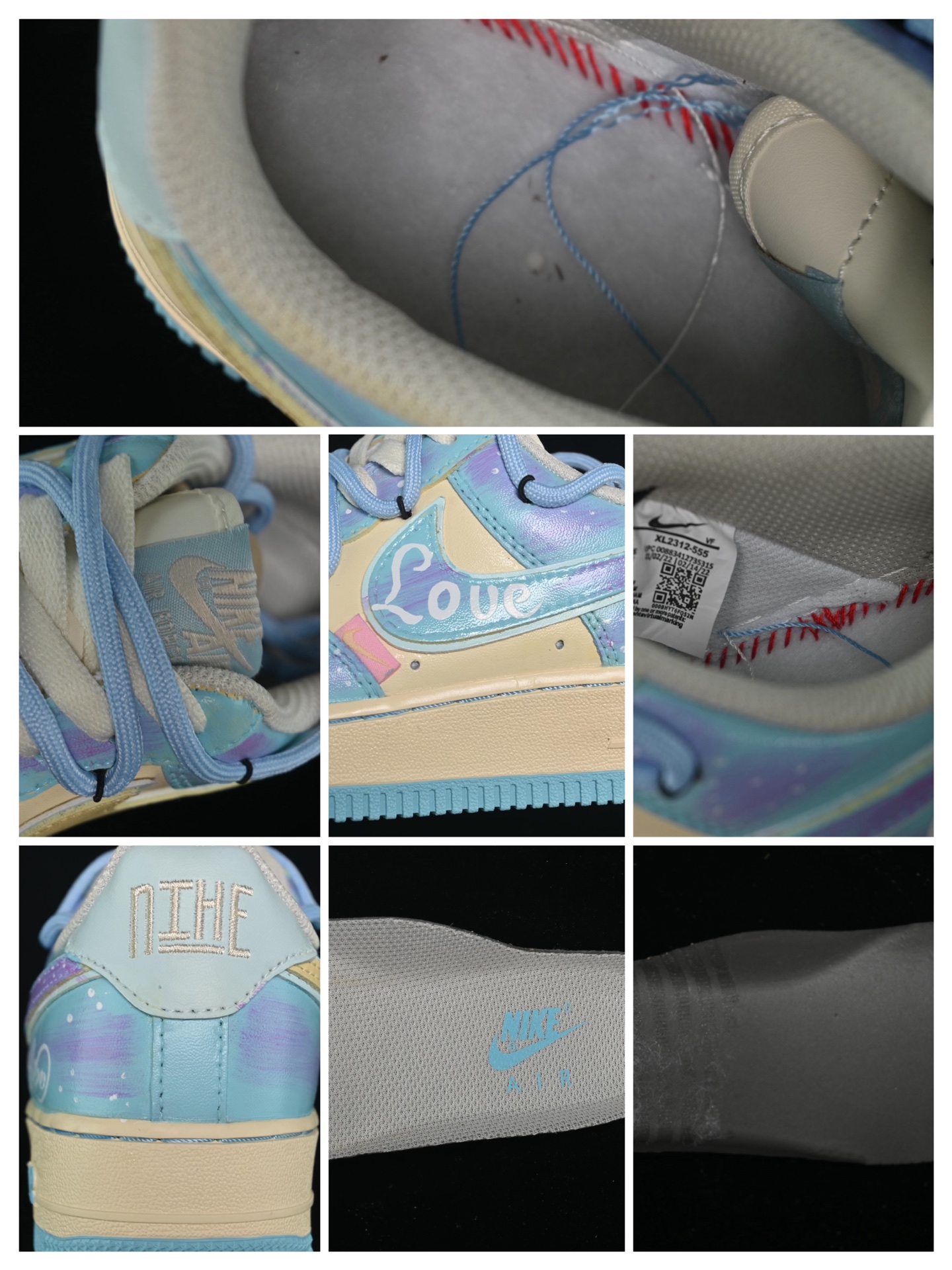 💰300纯原
Nike Air Force 1'07 Low "Sweet Dream of Sea Salt" 手绘涂鸦 海盐甜梦 空军一号低帮休闲板鞋 XL2332-555
#清透海盐蓝与柔雾紫交融,像将马卡龙色揉进云朵,鞋身 “Love” 元素化作无声情书,勾连起青春悸动。奶油中底与冰蓝外底,踩出云端漫步的轻盈,每一步都似在绵软甜梦里打转,把街头潮流与浪漫诗意,悄悄藏进日常步伐
尺码:36 36.5 37.5 38 38.5 39 40 40.5 41 42 42.5 43 44 44.5 45 9.D4
