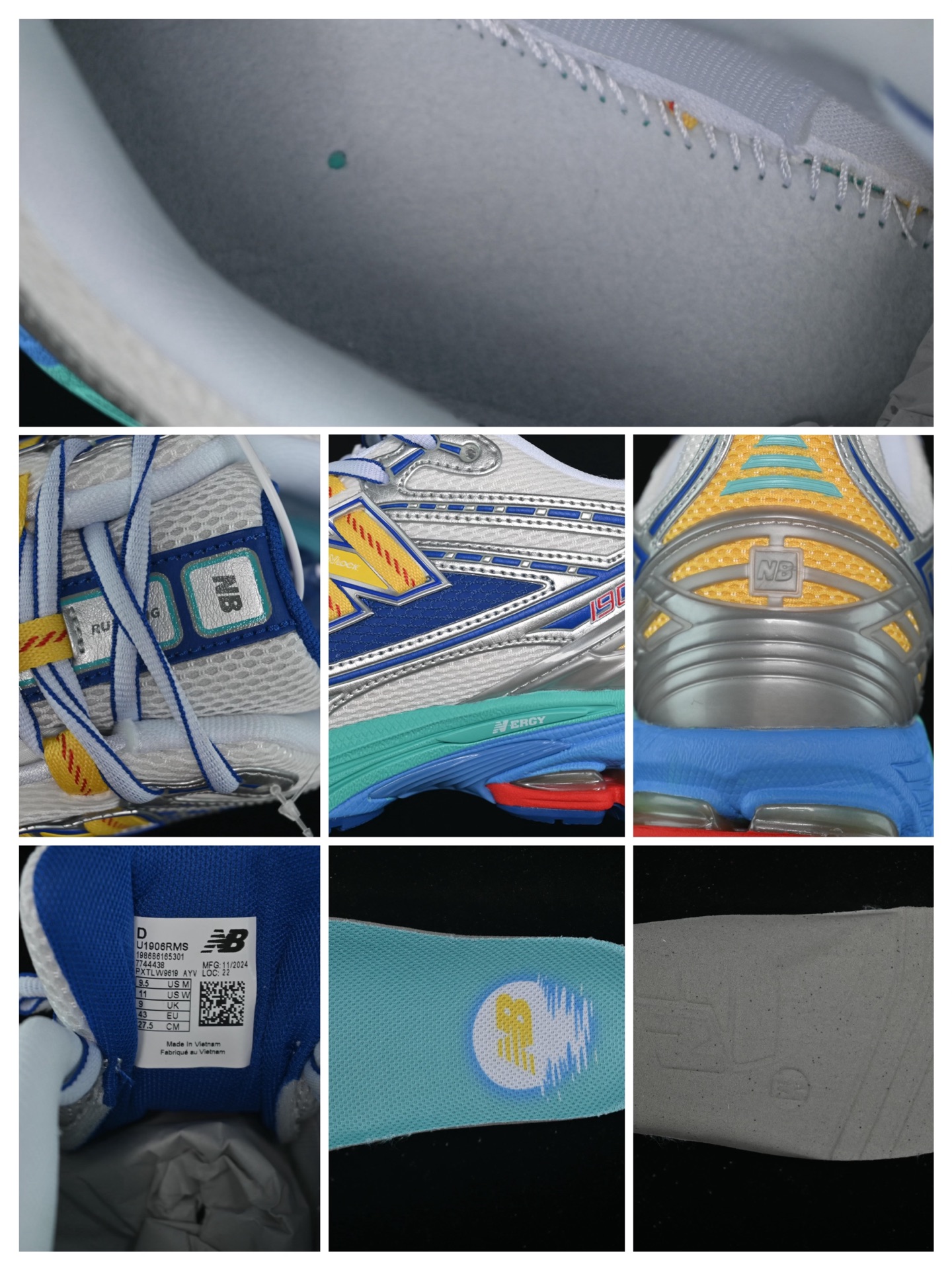  纯原版 New Balance 1906系列复古老爹风休闲运动慢跑鞋 U1906RMS
#采用轻质牛