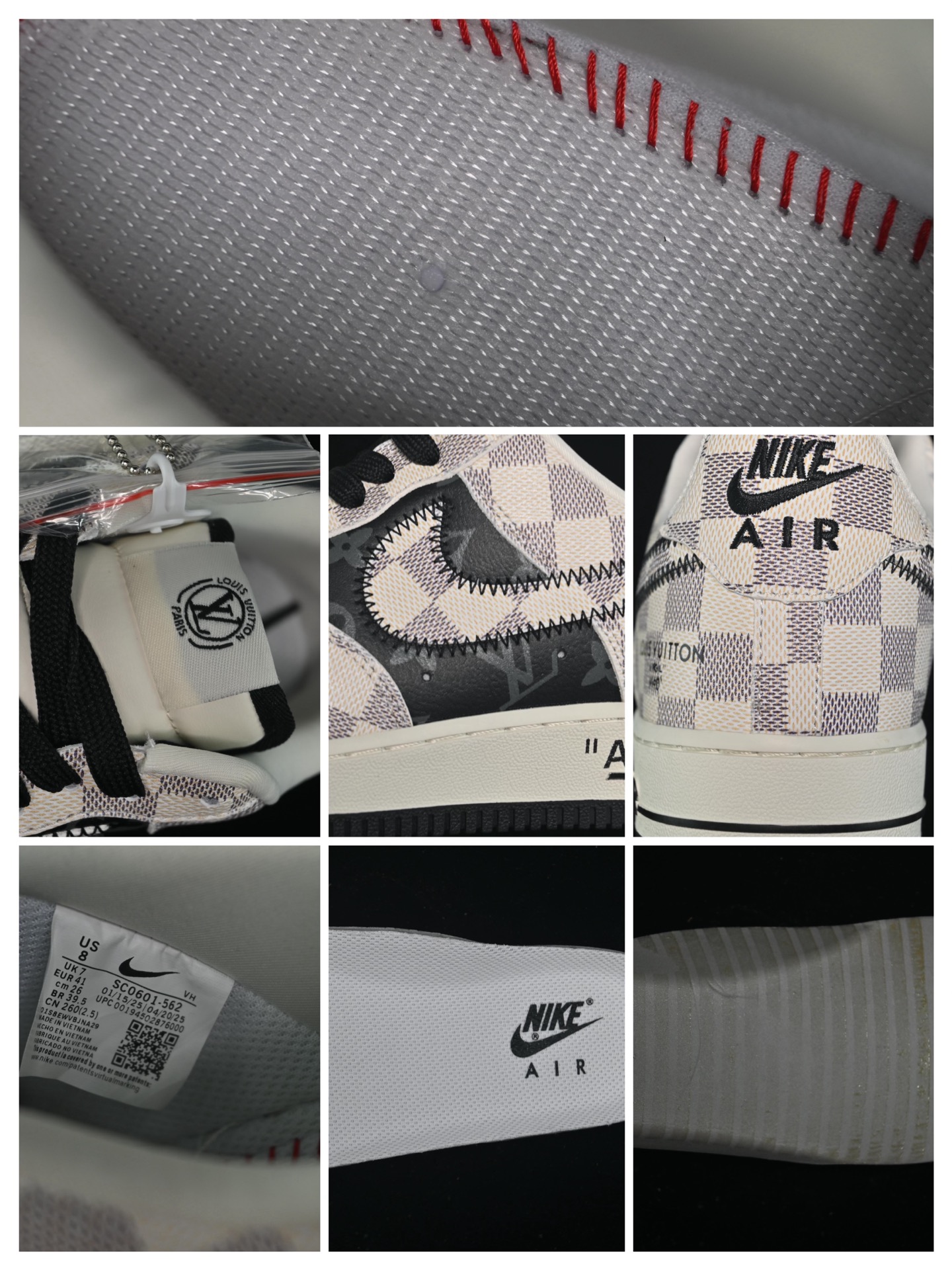 💰280纯原
Nike Air Force 1'07 Low LV联名 格纹雾灰 空军一号低帮休闲板鞋 SC0601-562
#原楦头原纸板 原装鞋盒 定制五金配件 内置全掌气垫 原厂鞋底
尺码:36 36.5 37.5 38 38.5 39 40 40.5 41 42 42.5 43 44 44.5 45 9.D4