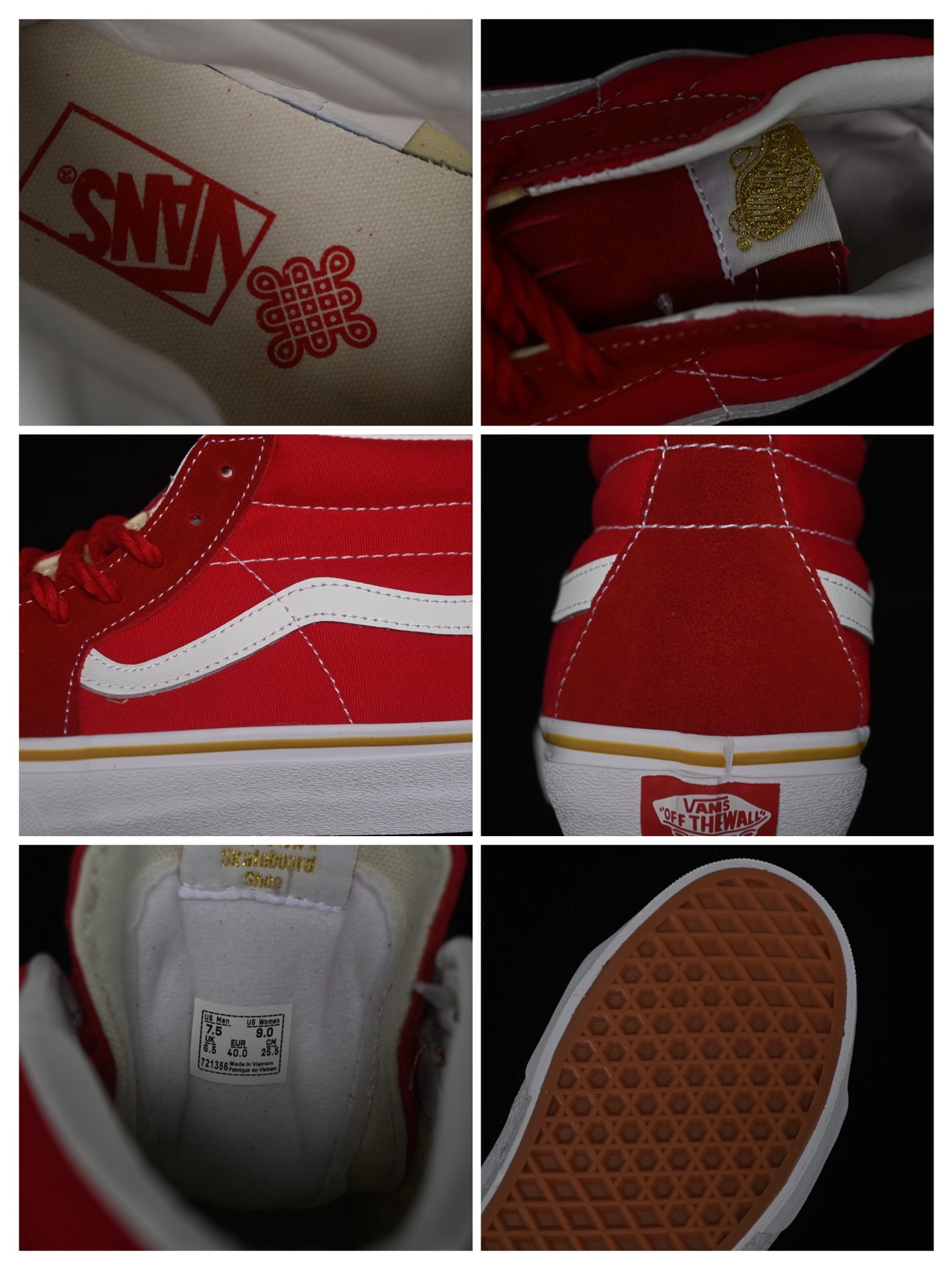 💰160纯原
 Vans Sk8-Mid 万斯中邦休闲滑板鞋 VN000BWEJV6
#工艺：硫化1:1（重量1:1、真标、原钢印、材质标、鞋型标、合格证）
尺码：35 36 36.5 37 38 38.5 39 40 40.5 41 42 42.5 43 44 M.C3