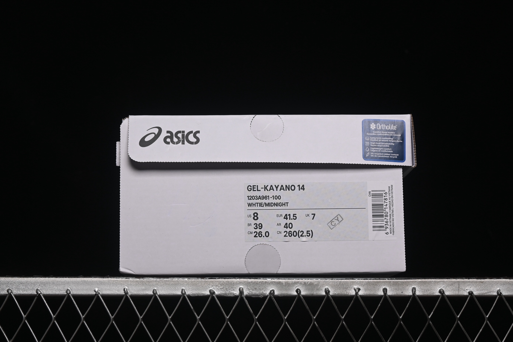  C版纯原 Asics Gel-Kayano 14 亚瑟士运动休闲透气专业跑鞋 1203A961-100