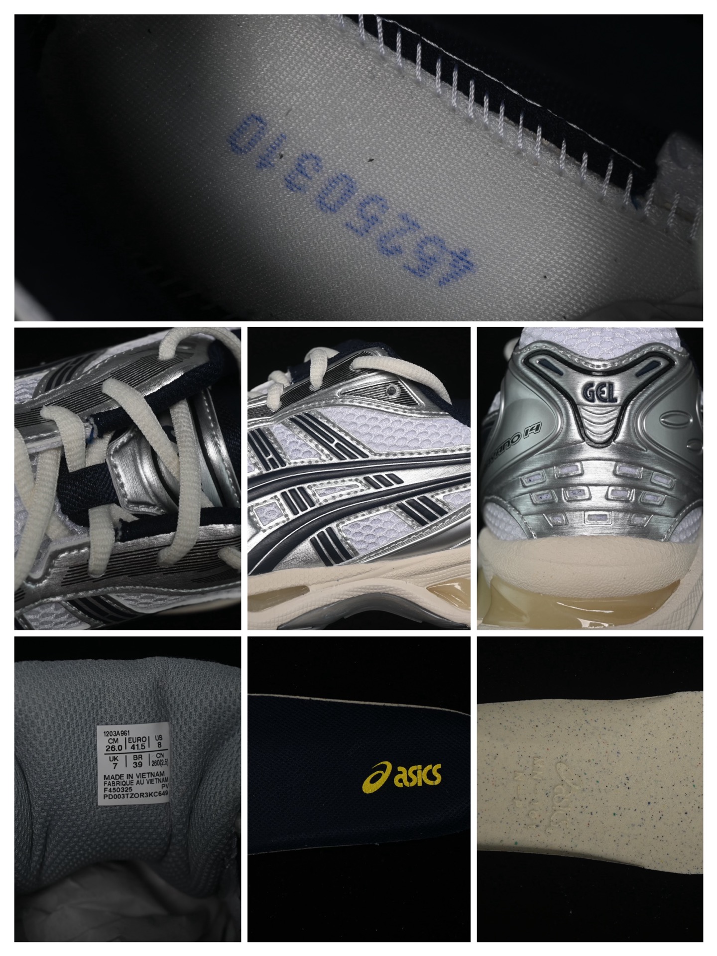  C版纯原 Asics Gel-Kayano 14 亚瑟士运动休闲透气专业跑鞋 1203A961-100