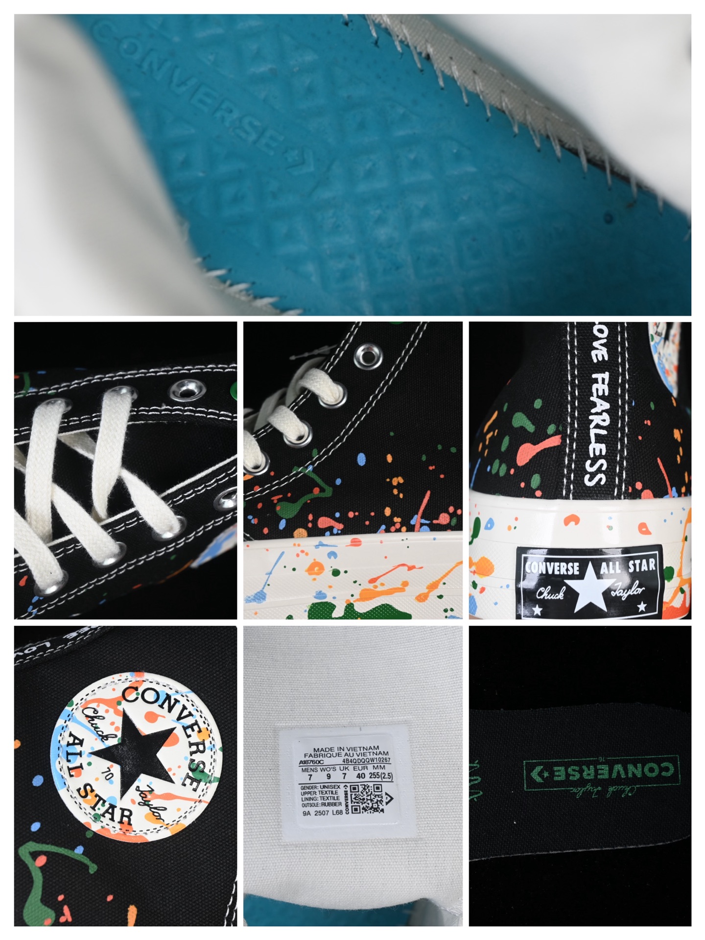 💰160纯原
 Converse 1970s 匡威喷墨涂鸦高帮休闲板鞋 A18760C
尺码：35 36 36.5 37 37.5 38 39 39.5 40 41 41.5 42 42.5 43 44 M.C3