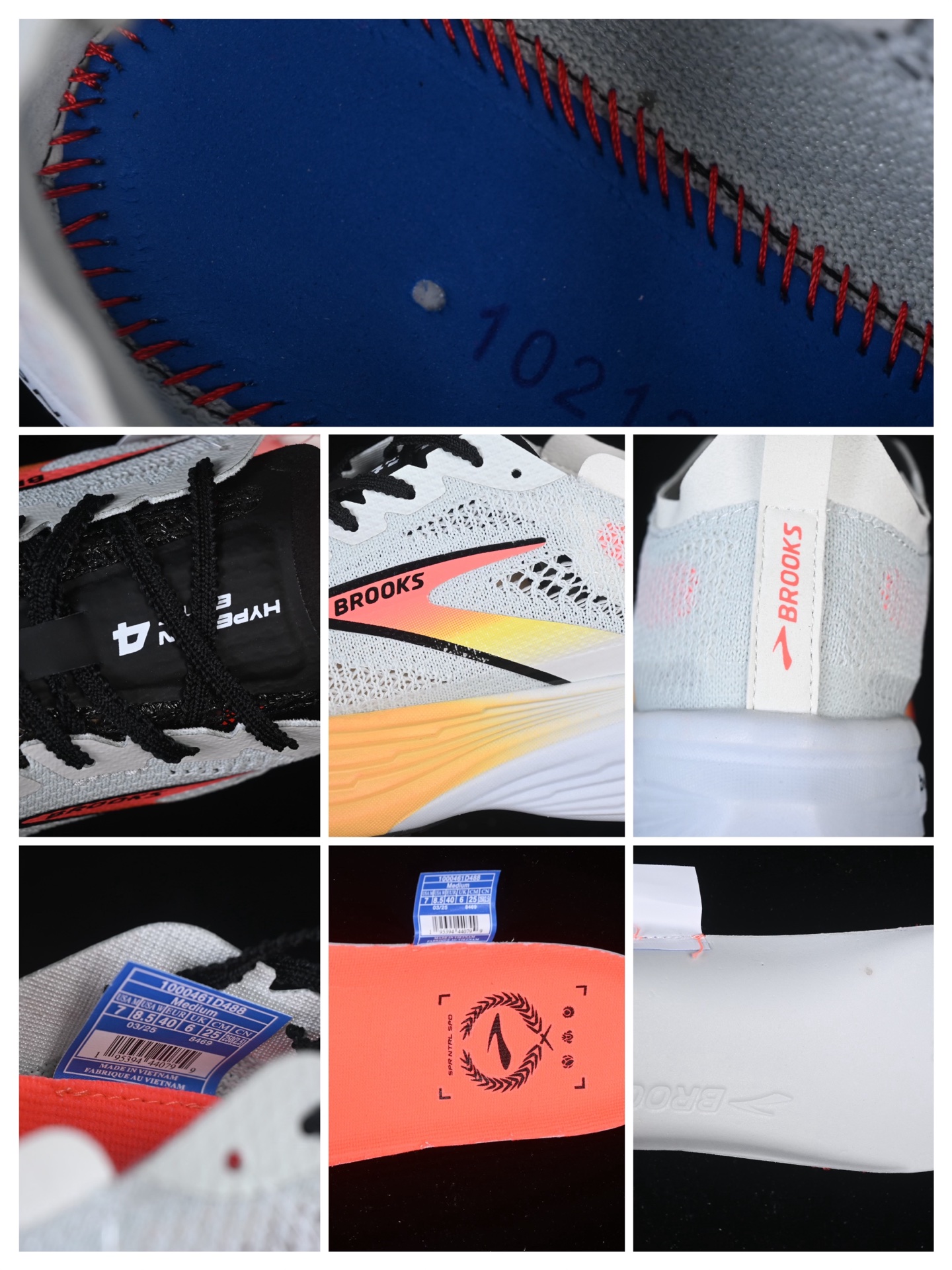 💰240纯原
 Brooks Hyperion Elite 4 布鲁克斯龙卷风4 休闲透气缓震运动鞋 1000461D488
尺码：36 36.5 37 38 38.5 39 40 40.5 41 42 42.5 43 44 44.5 45 G.D4