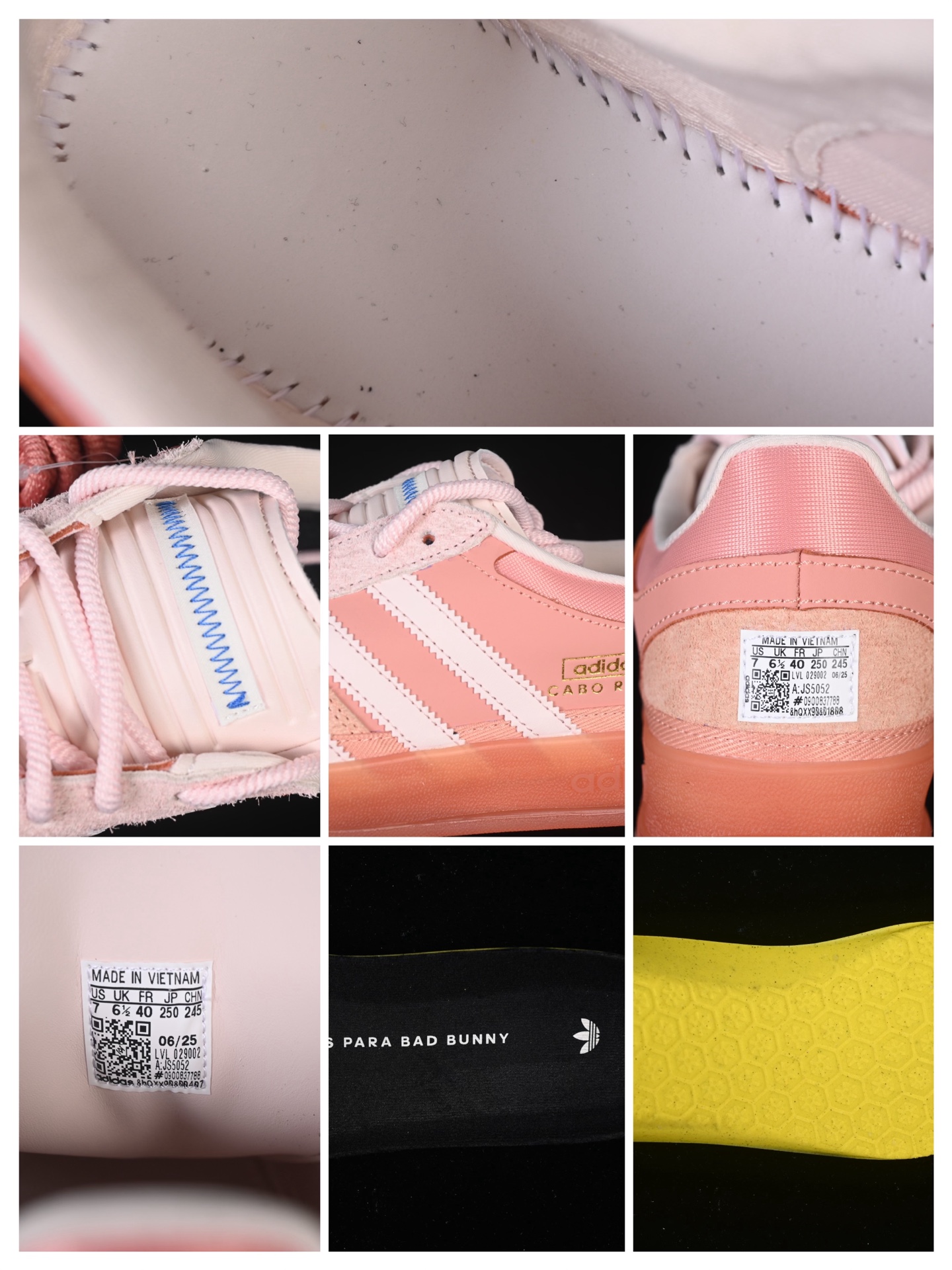 C版纯原 Bad Bunny x Adidas Gazelle Indoor JS5052 联名款 三叶