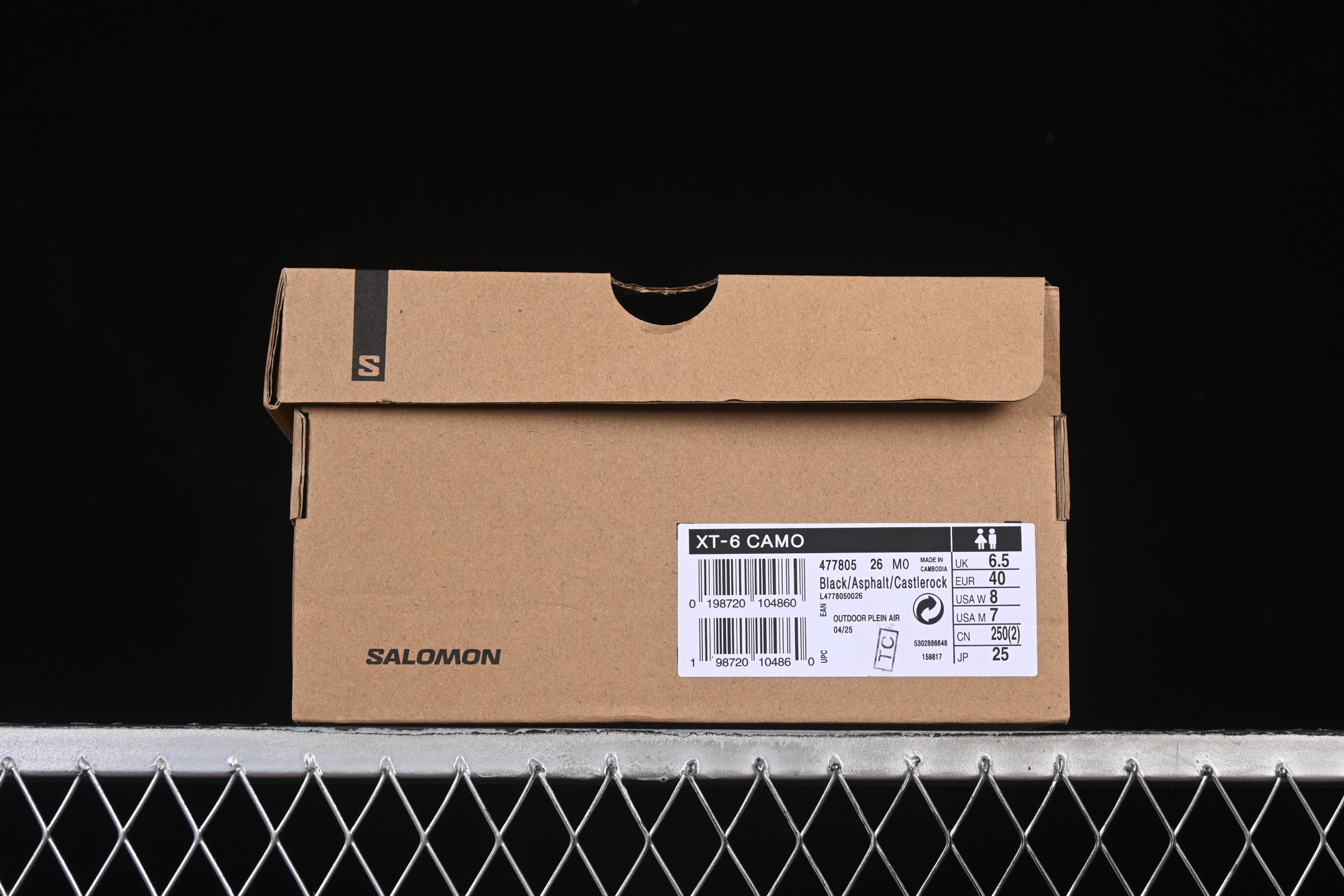 💰360纯原
 Salomon XT-6 Camo 萨洛蒙高科技户外休闲跑鞋 477805-26
尺码：36 36.5 37 38 38.5 39 40 40.5 41 42 42.5 43 44 44.5 45 46 HCD4