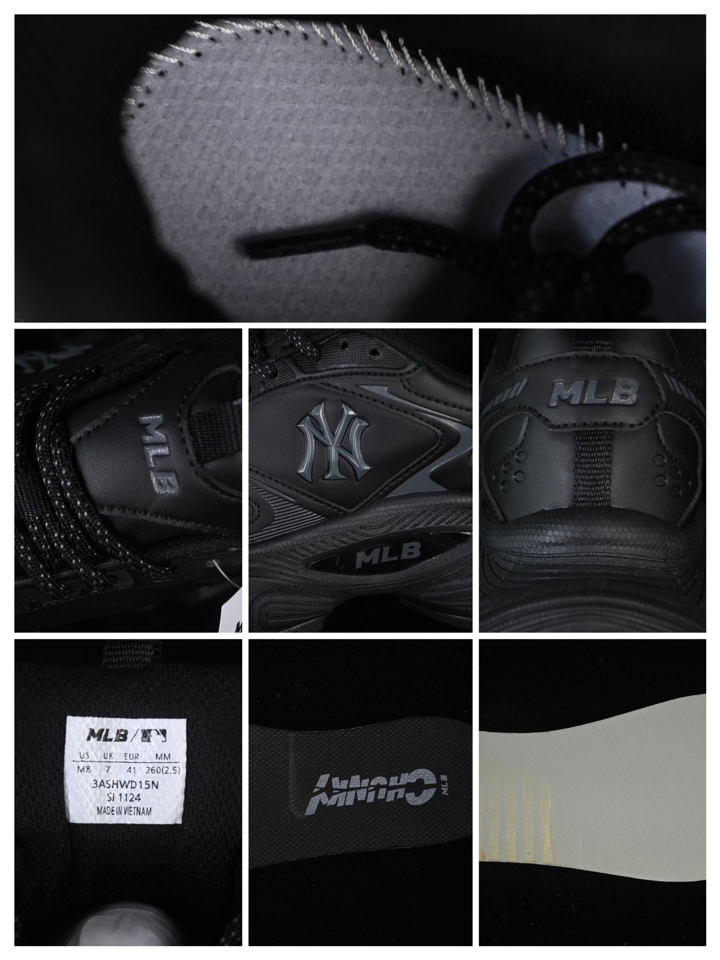 💰240纯原
 NY MLB Winner Chunky 纽约洋基队 增高厚底运动鞋 3ASHWD15N50GOS
尺码：36 36.5 37.5 38 38.5 39 40 40.5 41 42 42.5 43 44 44.5 45 G.C3