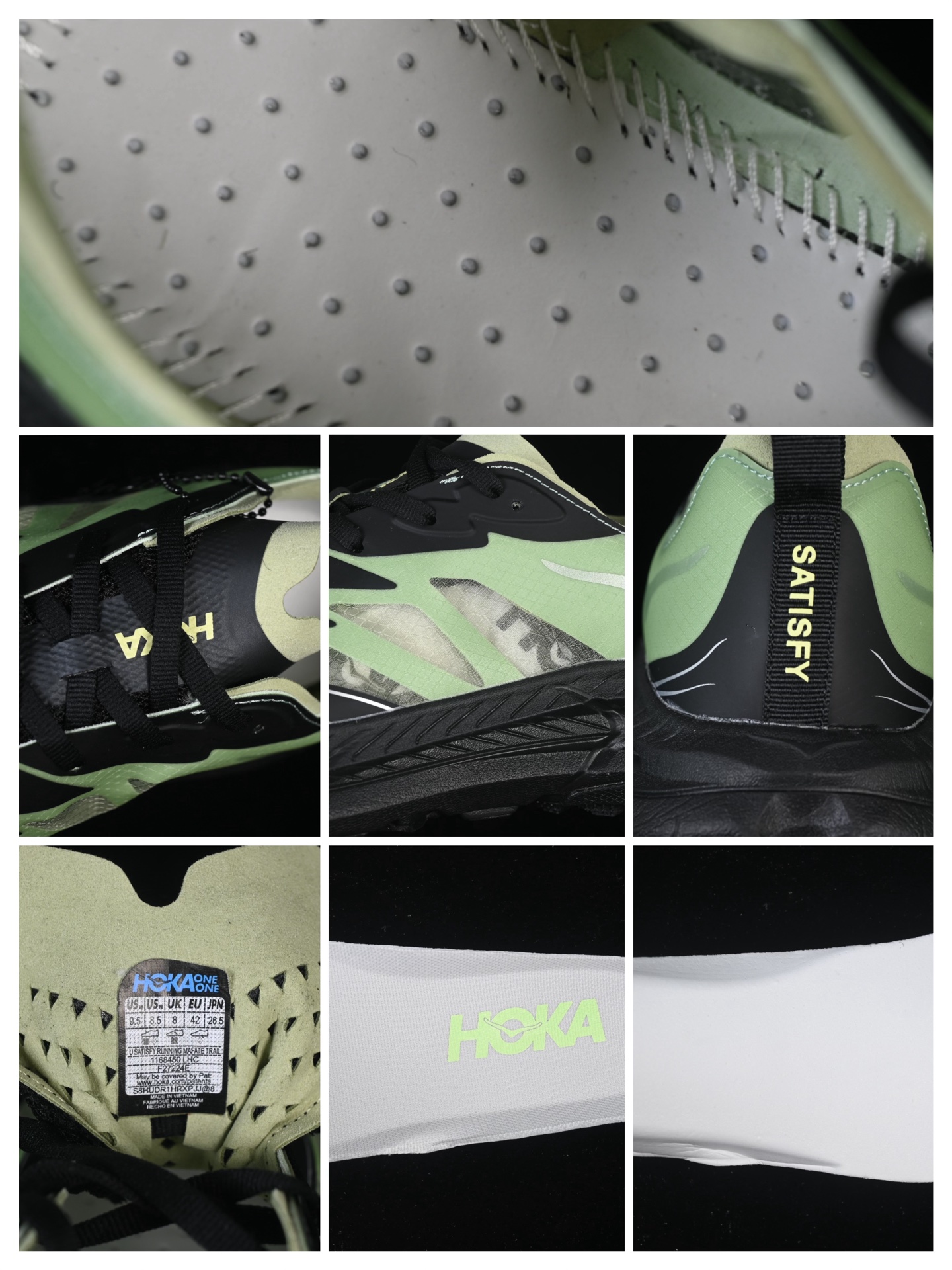 💰220纯原
HOKA ONE ONE Satisfy Running Mafate Trail 低帮缓震户外登山功能鞋 1168450 LHC
尺码：36 36.5 37 38 38.5 39 40 40.5 41 42 42.5 43 44 45 N.D4