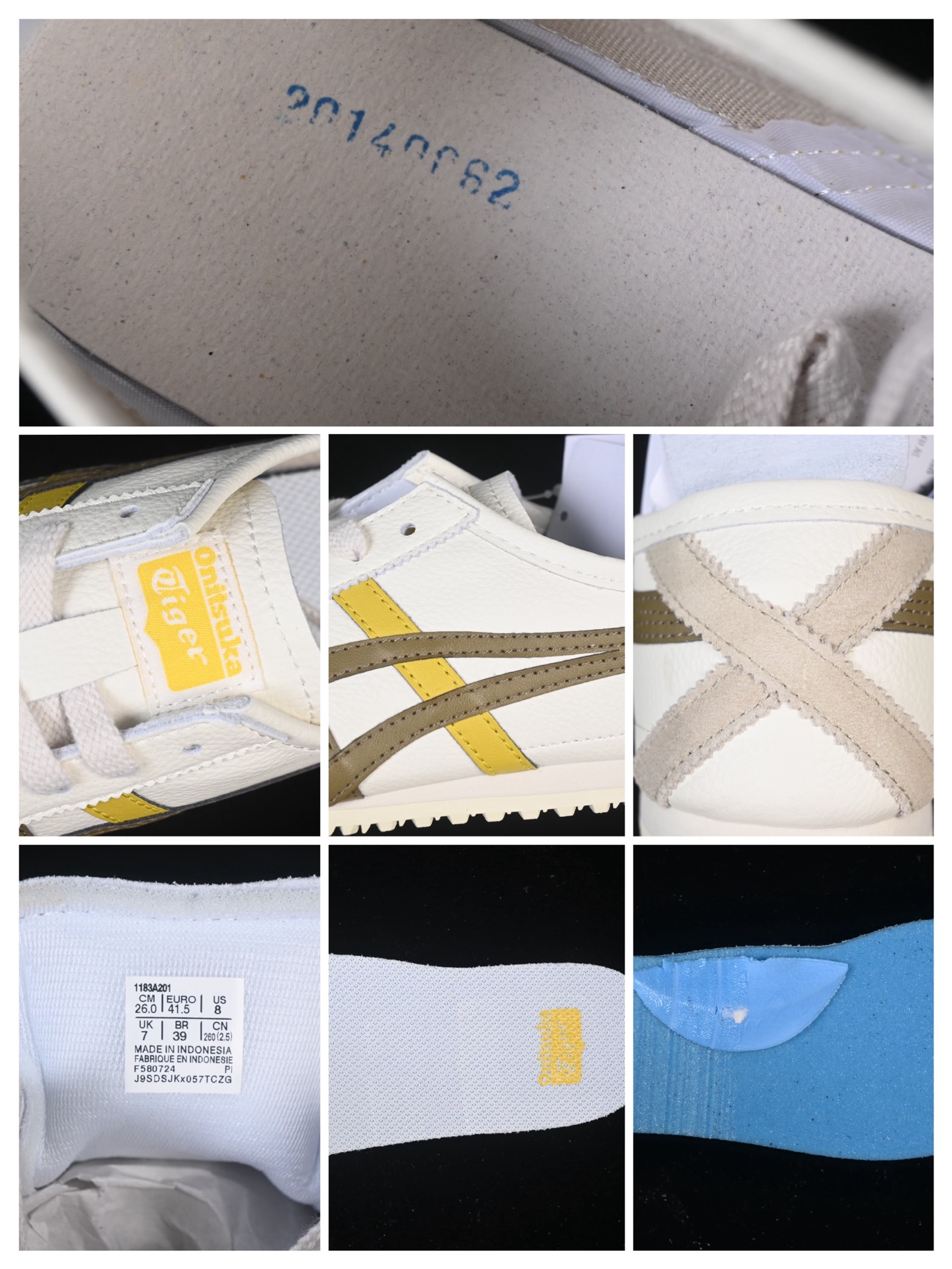 💰150真标💰180公司级💰220纯原
 OnitsukaTiger/鬼塚虎 Mexico 66 低帮休闲跑步鞋 1183A201-124
尺码：36 37 37.5 38 39 39.5 40 40.5 41.5 42 42.5 43.5 44 45 B.C3