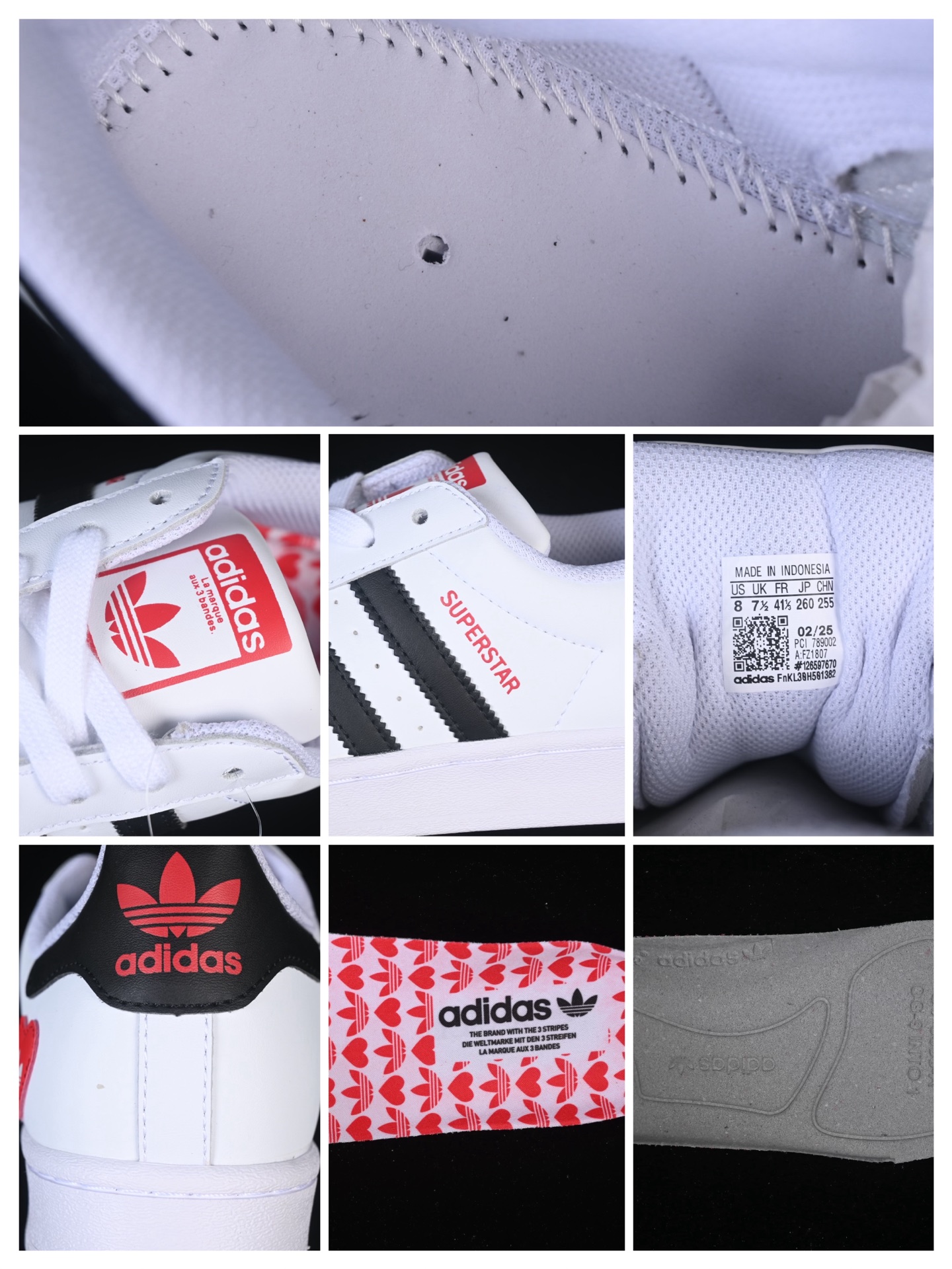 💰180纯原
 Adidas Superstar FZ1807 贝壳头休闲板鞋
尺码：35 36 36.5 37 38 38.5 39 40 40.5 41 42 42.5 43 44.5 45 F.C3