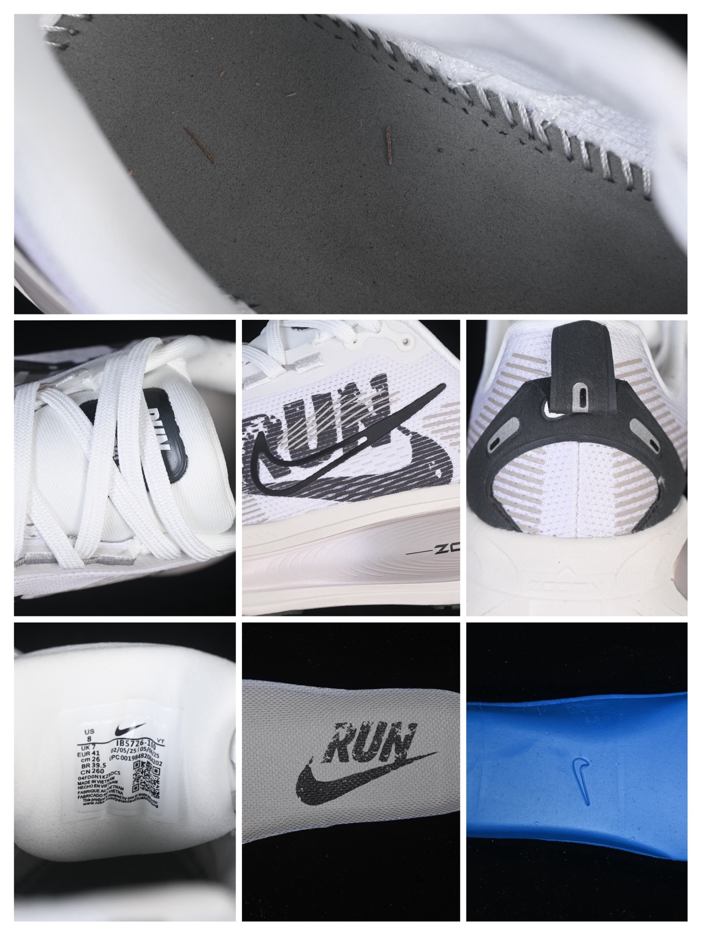 💰200纯原
 Nike Air Zoom Vomero 18 登月18 缓震休闲跑鞋 IB5726-100
尺码：36 36.5 37.5 38 38.5 39 40 40.5 41 42 42.5 43 44 44.5 45 46 N.D4