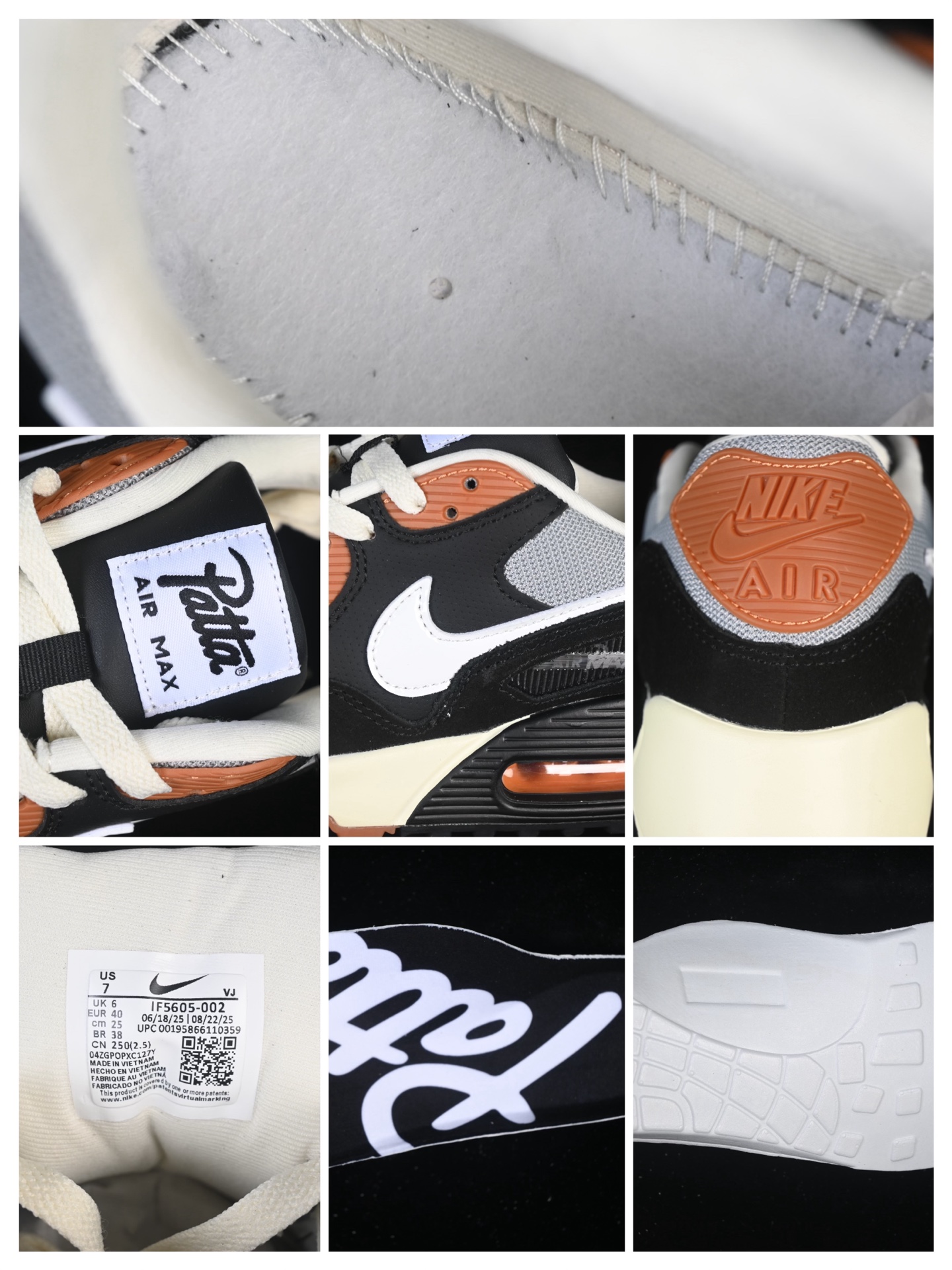 💰220纯原
 Nike Air Max 90 耐克复古气垫跑鞋 IF5605-002
尺码：36 36.5 37.5 38 38.5 39 40 40.5 41 42 42.5 43 44 44.5 45 46 B.C3