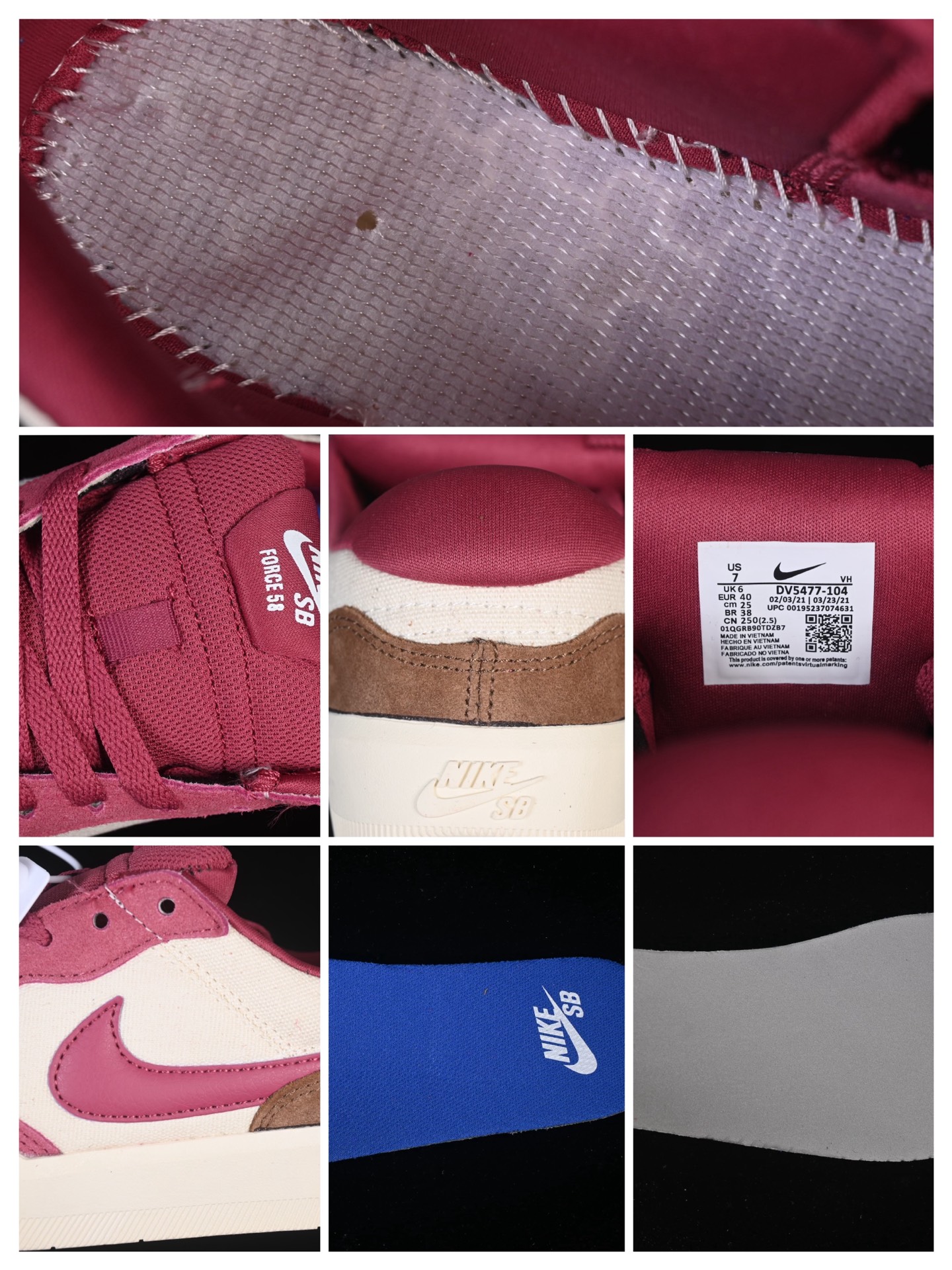 💰190纯原
Nike SB Force 58 耐克简版复古滑板鞋 DV5477-104
尺码：36 36.5 37.5 38 38.5 39 40 40.5 41 42 42.5 43 44 44.5 45 G.B2