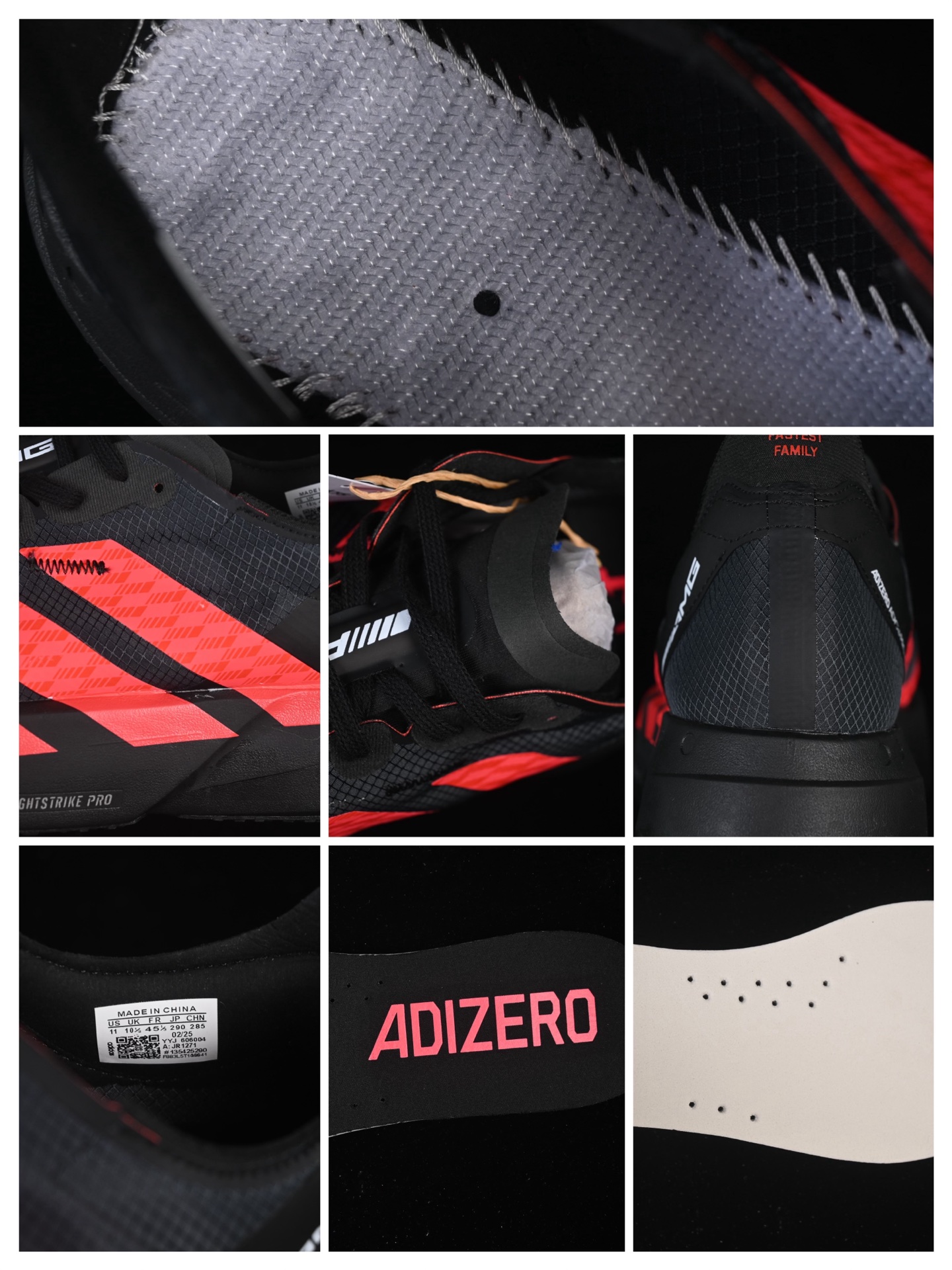 💰240纯原
Adidas Adizero Adios 4 M KH8840 阿迪透气轻盈低帮跑步鞋
尺码：36 36.5 37 38 38.5 39 40 40.5 41 42 42.5 43 44 44.5 45 N.C3