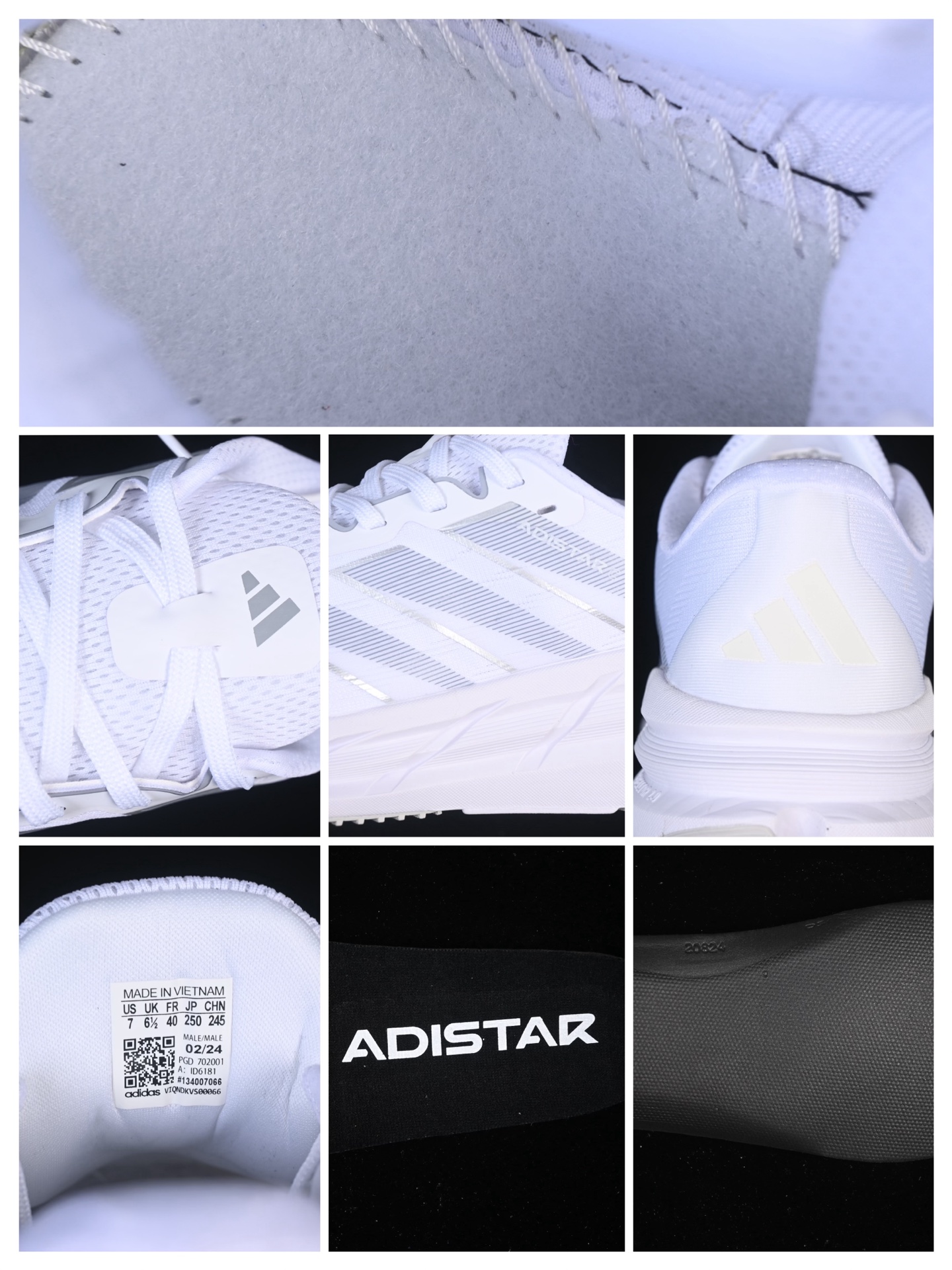 💰200纯原
Adidas Originals Adistar ID6181 阿迪复古舒适防滑减震运动鞋
尺码：39 40 40.5 41 42 42.5 43 44 44.5 45 Z.C3