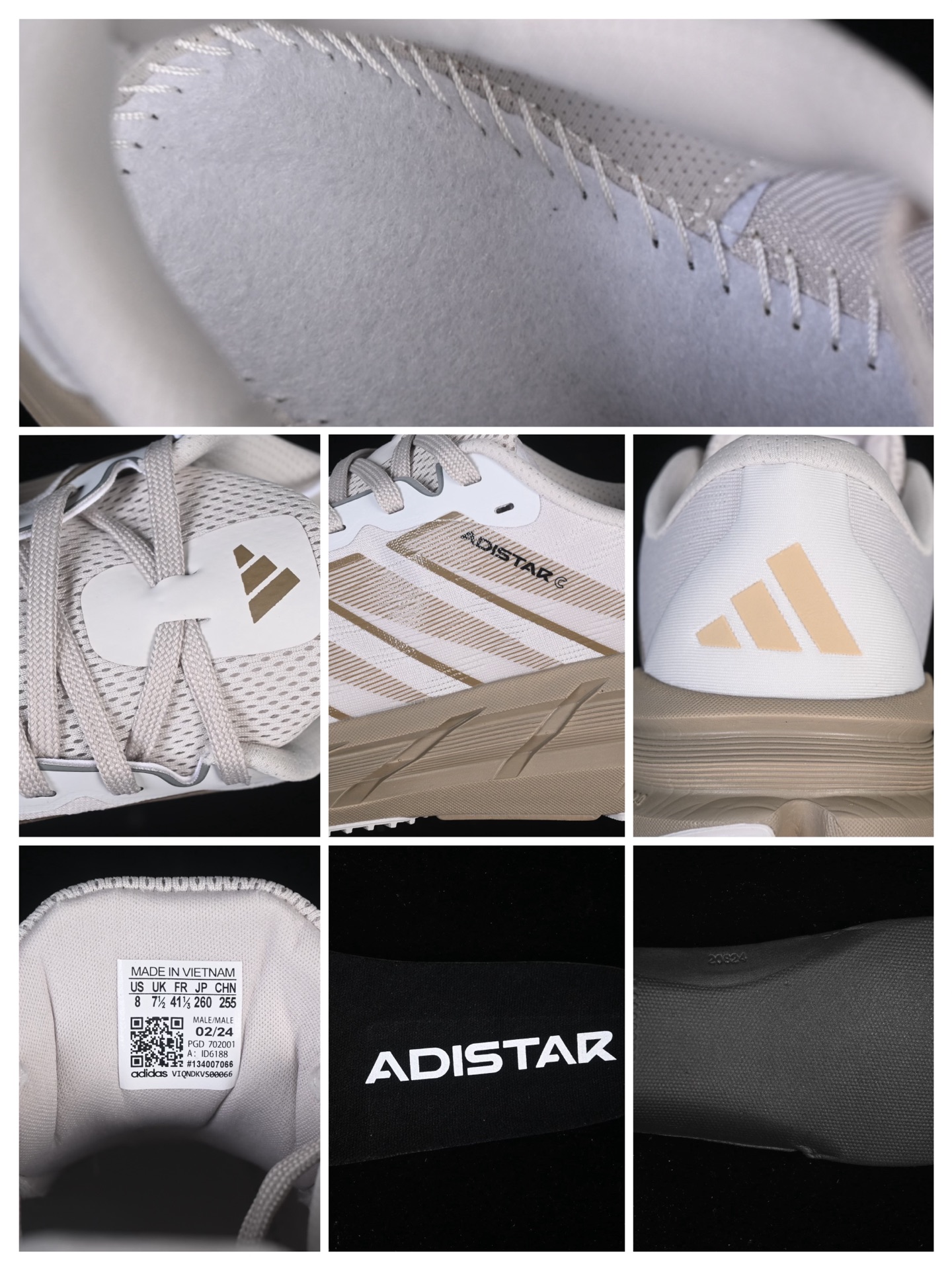 💰200纯原
Adidas Originals Adistar ID6188 阿迪复古舒适防滑减震运动鞋
尺码：39 40 40.5 41 42 42.5 43 44 44.5 45 Z.C3