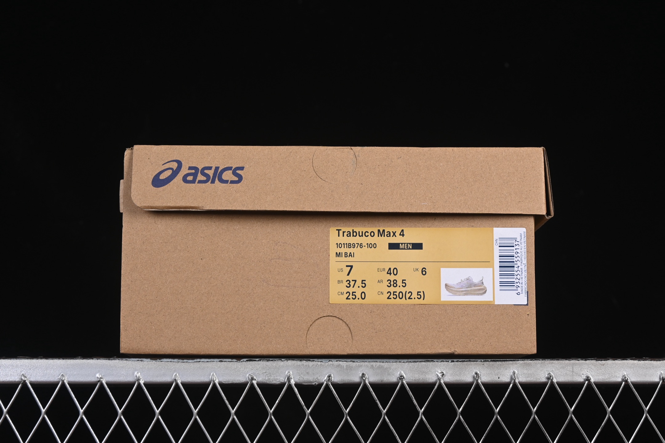 💰240纯原
 Asics Trabuco Max 4 亚瑟士运动休闲透气专业跑鞋 1011B976-100
尺码：36 37 37.5 38 39 39.5 40 40.5 41.5 42 42.5 43.5 44 45 AJC3