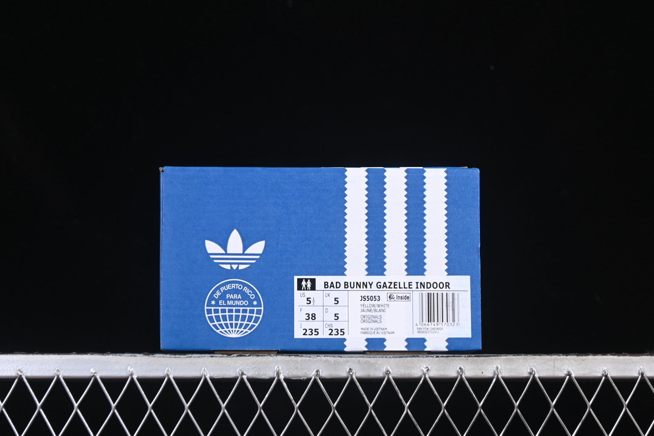 💰190纯原
 Bad Bunny x Adidas Gazelle Indoor JS5053 联名款 三叶草复古休闲防滑耐磨低帮板鞋
尺码：36 36.5 37 38 38.5 39 40 40.5 41 42 42.5 43 44 44.5 45 Z.C3