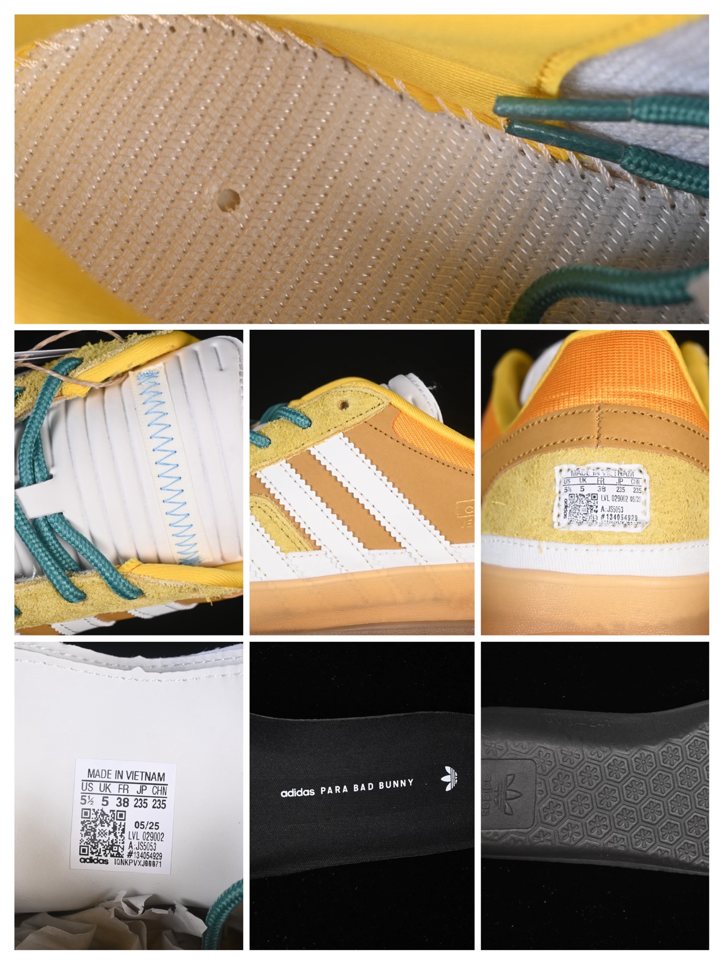 💰190纯原
 Bad Bunny x Adidas Gazelle Indoor JS5053 联名款 三叶草复古休闲防滑耐磨低帮板鞋
尺码：36 36.5 37 38 38.5 39 40 40.5 41 42 42.5 43 44 44.5 45 Z.C3