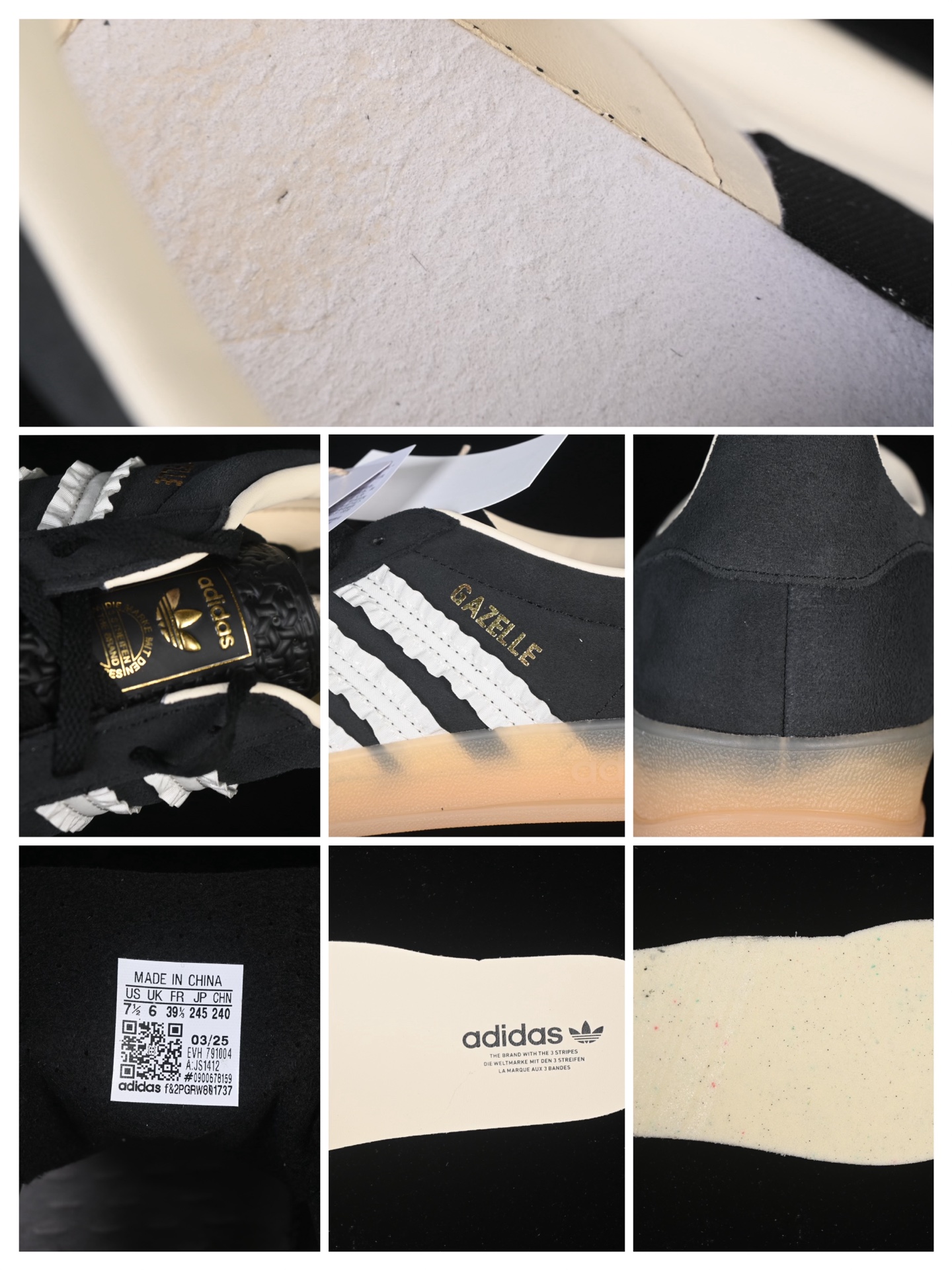 纯原 Adidas Originals Gazelle Indoor JS1412 三叶草复古休闲防滑耐