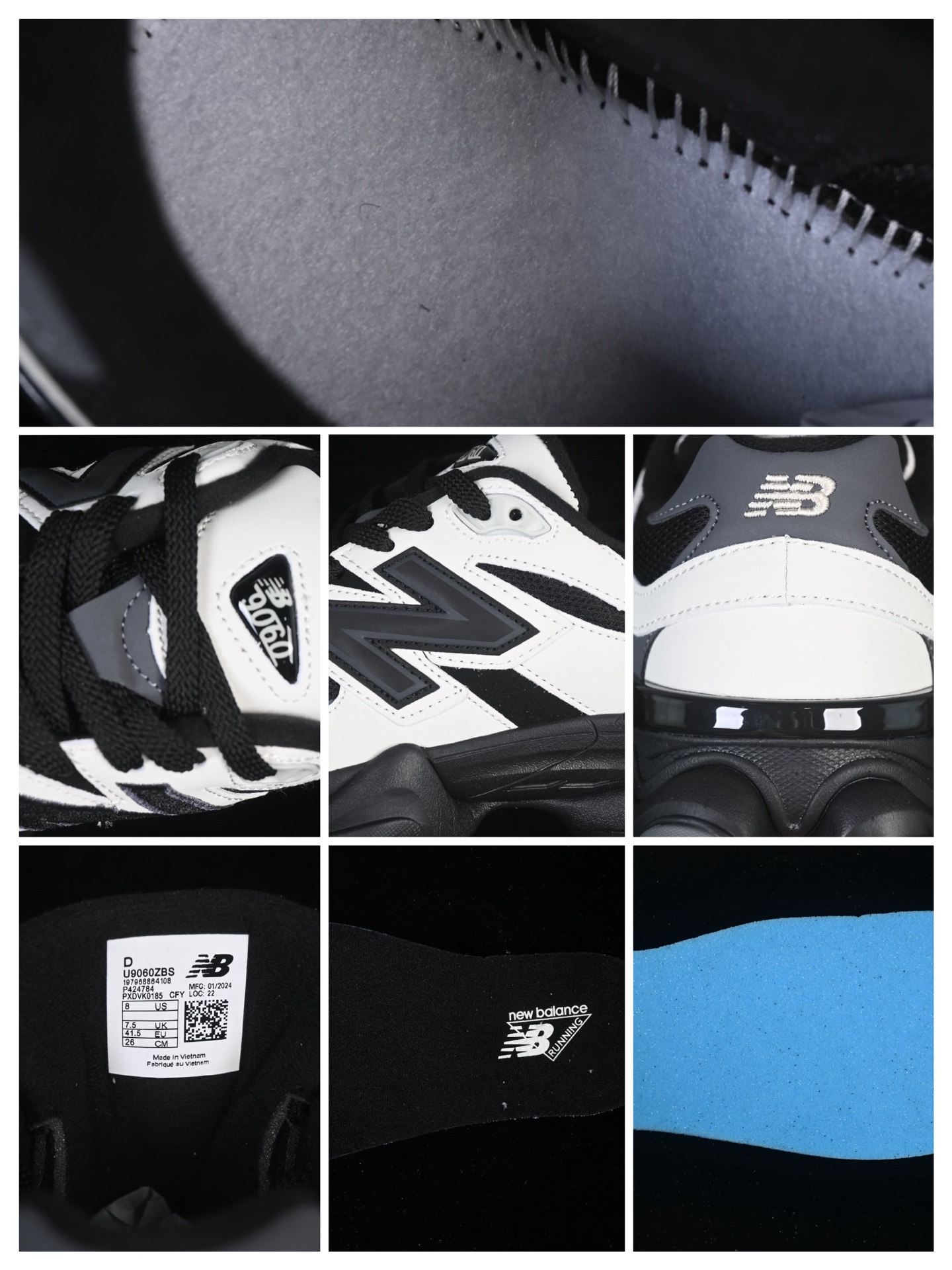 💰190纯原
 New Balance NB9060 复古休闲运动慢跑鞋 U9060ZBS
#最强性价版 采用大面积网眼以及麂皮材质覆盖鞋身，还原经典气质。搭载ABZORB避震科技，由泡沫聚酯制成，上脚可以有效减少由鞋底反弹对身体及双腿的冲击力
尺码：36 37 37.5 38 38.5 39 40 40.5 41 42 42.5 43 44 44.5 45 46.5 F.C3