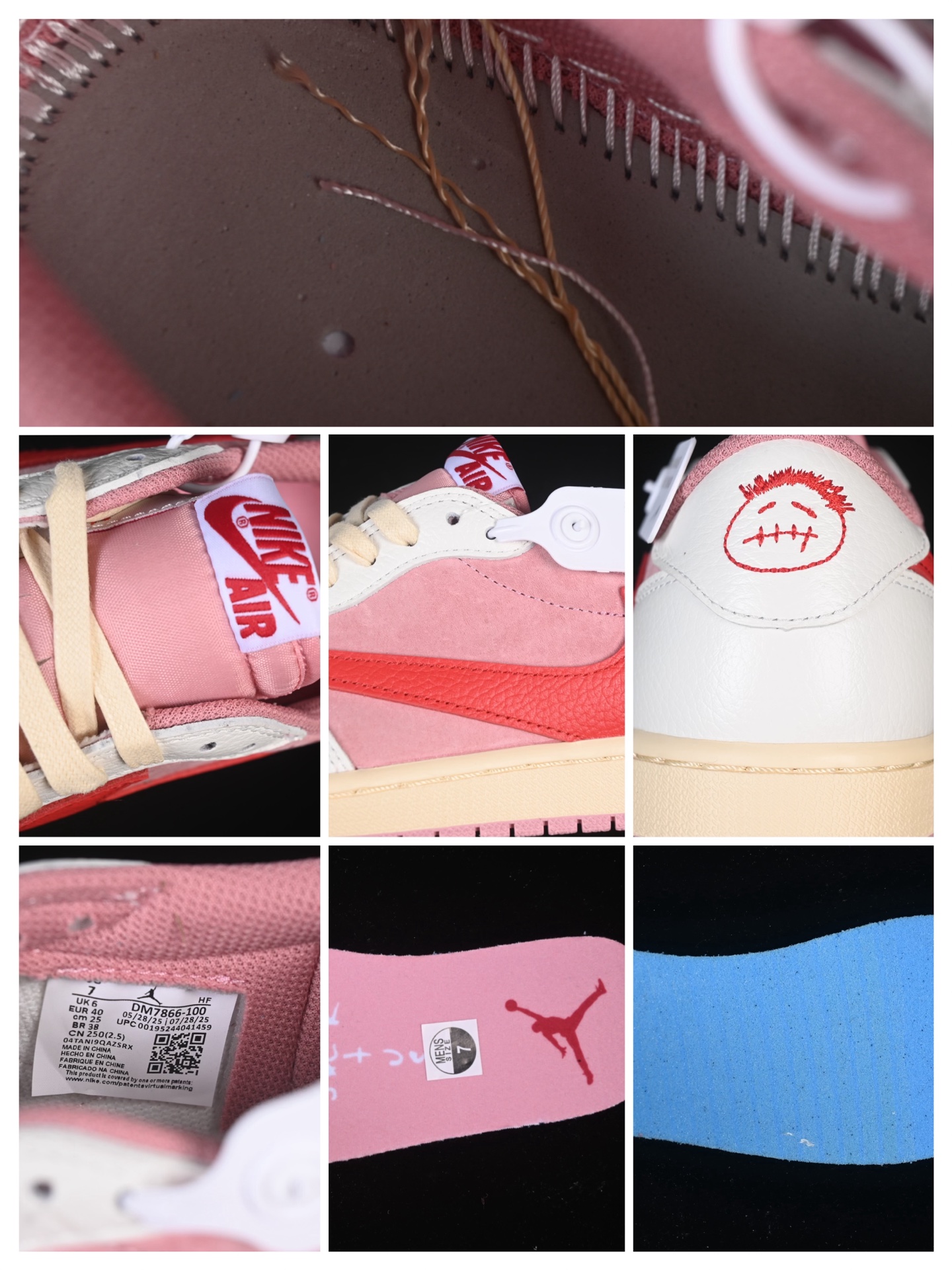 💰280公司级💰380纯原
Travis Scott x Air Jordan 1 Low OG AJ1 乔1倒勾低帮 DM7866-100
尺码：36 36.5 37.5 38 38.5 39 40 40.5 41 42 42.5 43 44 44.5 45 46 47.5 WMD4