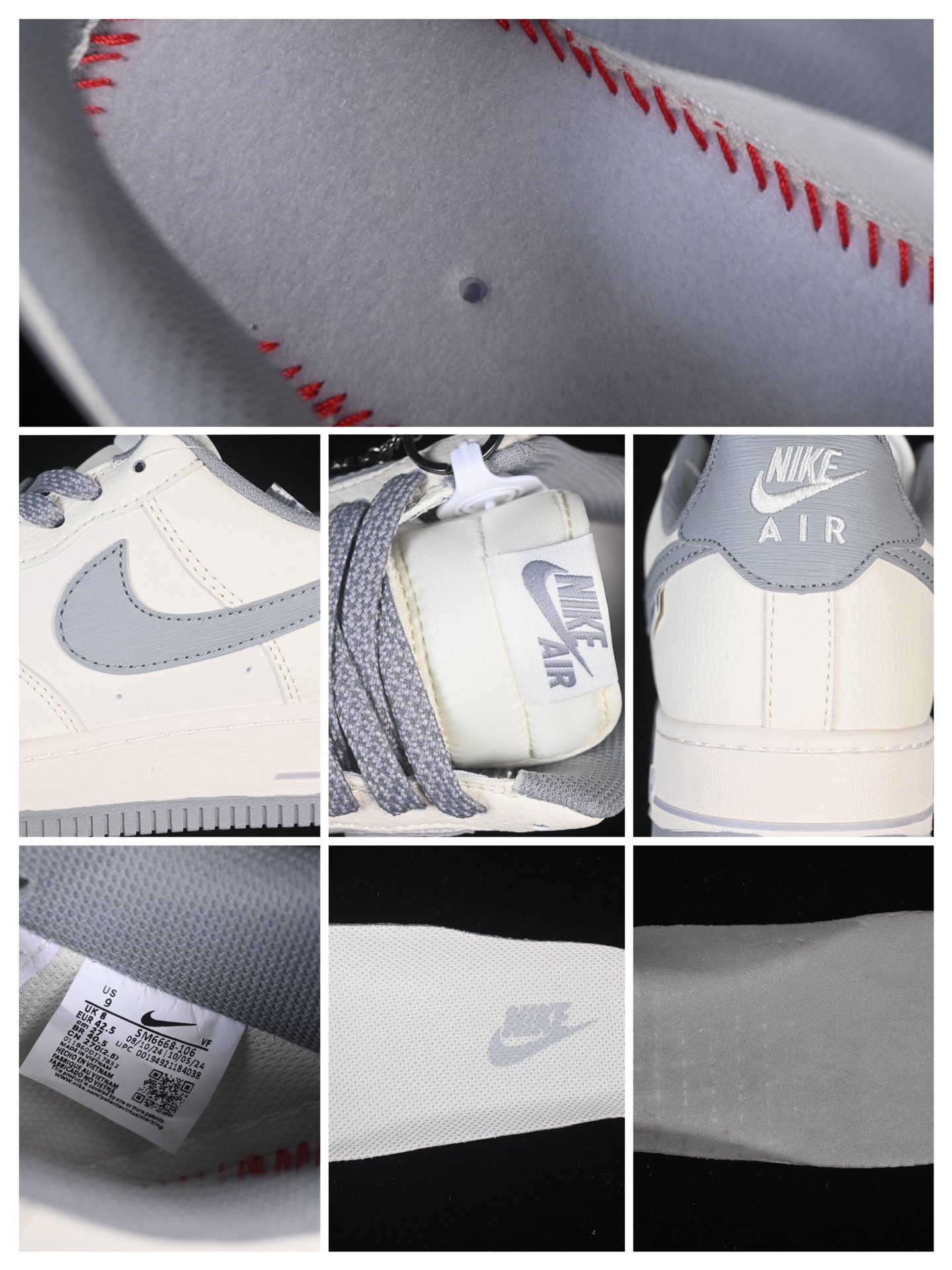 💰280纯原
Nike Air Force 1'07 Low 耐克树纹经典灰 空军一号低帮休闲板鞋 SM6668-106
#原楦头原纸板 原装鞋盒 定制五金配件 内置全掌气垫 原厂鞋底 
尺码：36 36.5 37.5 38 38.5 39 40 40.5 41 42 42.5 43 44 44.5 45 9.D4