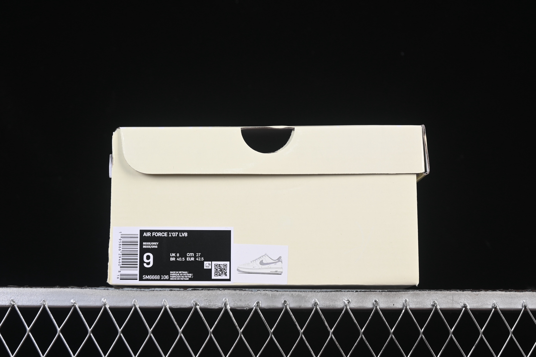 💰280纯原
Nike Air Force 1'07 Low 耐克树纹经典灰 空军一号低帮休闲板鞋 SM6668-106
#原楦头原纸板 原装鞋盒 定制五金配件 内置全掌气垫 原厂鞋底 
尺码：36 36.5 37.5 38 38.5 39 40 40.5 41 42 42.5 43 44 44.5 45 9.D4