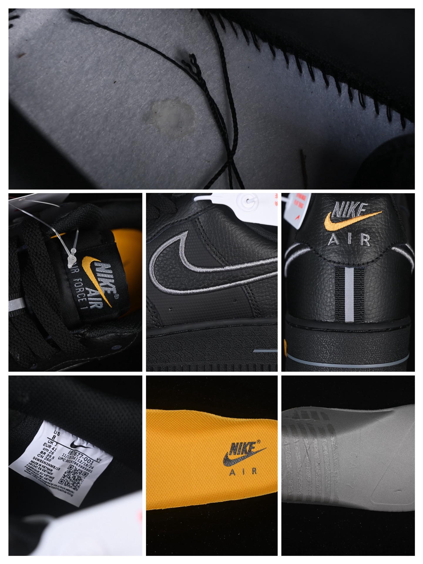 💰240纯原
Nike Air Force 1'07 Low 空军一号低帮休闲板鞋 IB7677-001
#原楦原纸板 纯正空军版型 内置全掌气垫
尺码：36 36.5 37.5 38 38.5 39 40 40.5 41 42 42.5 43 44 44.5 45 K.D4