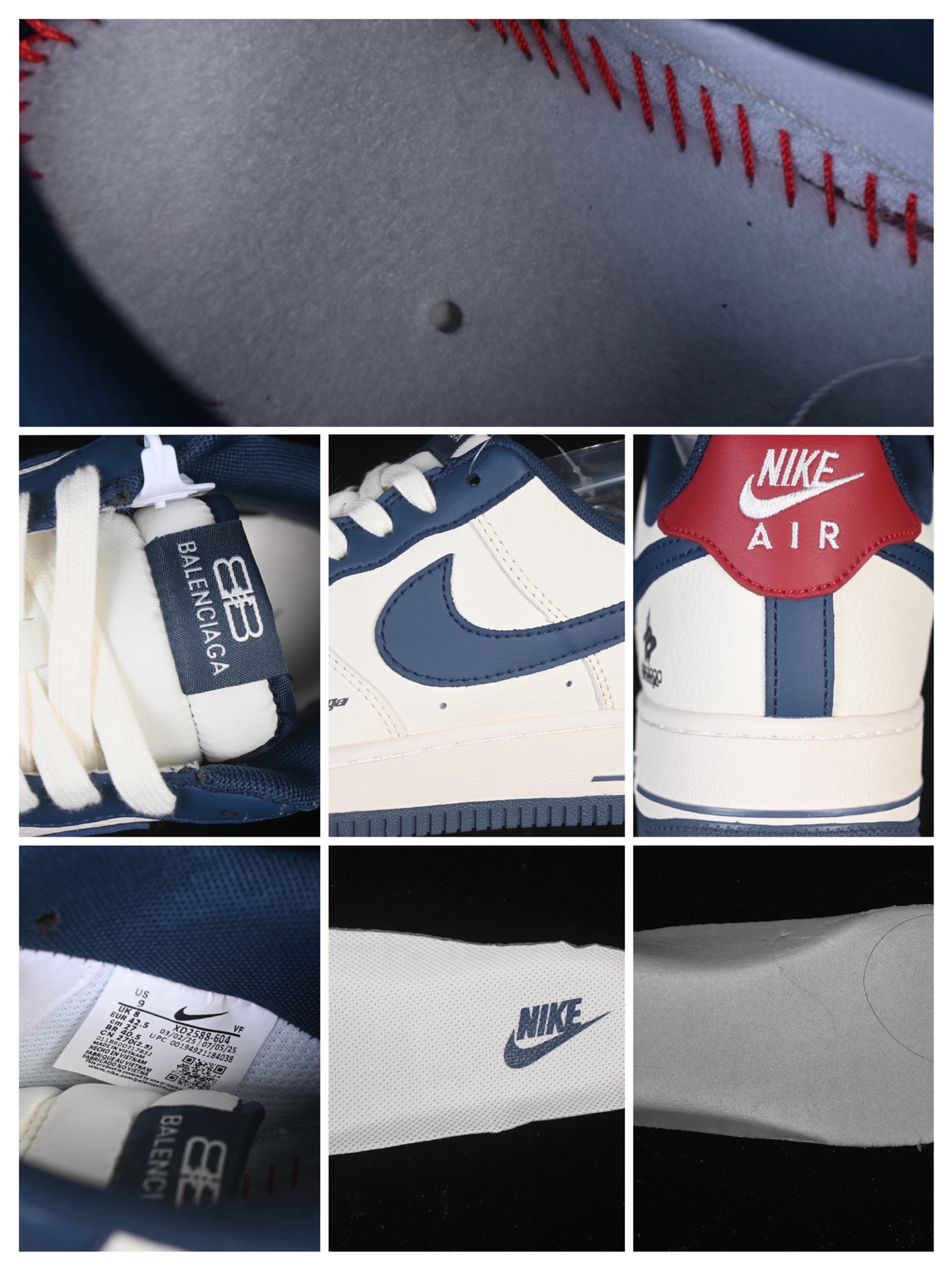 💰280纯原
 Nike Air Force 1'07 Low 空军一号低帮休闲板鞋 XD2588-604
#原楦头原纸板 原装鞋盒 定制五金配件 内置全掌气垫 原厂鞋底
尺码：36 36.5 37.5 38 38.5 39 40 40.5 41 42 42.5 43 44 44.5 45 K.D4