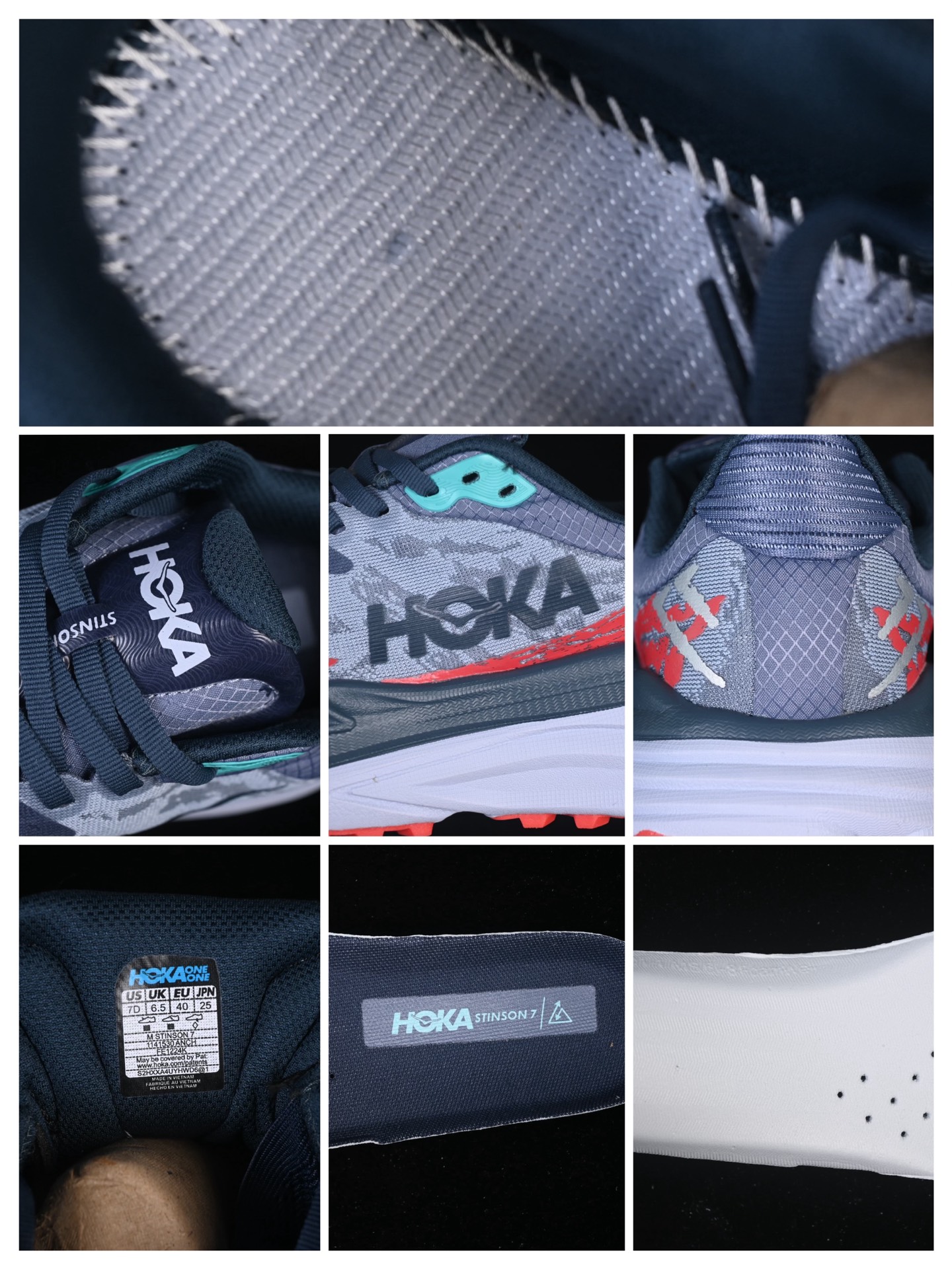 💰220纯原
 Hoka One One StinSon 7 低帮厚底轻量透气网纱休闲运动慢跑鞋 1141530 ANCH
尺码：36 36.5 37.5 38 38.5 39 40 40.5 41 42 42.5 43 44 45 B.D4