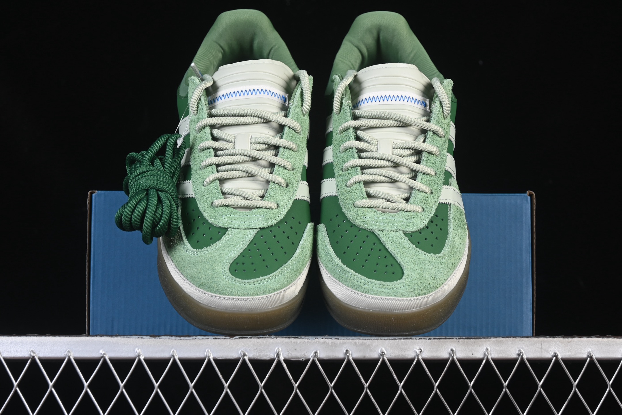 C版纯原 Bad Bunny x Adidas Gazelle Indoor JS5049 联名款 三叶