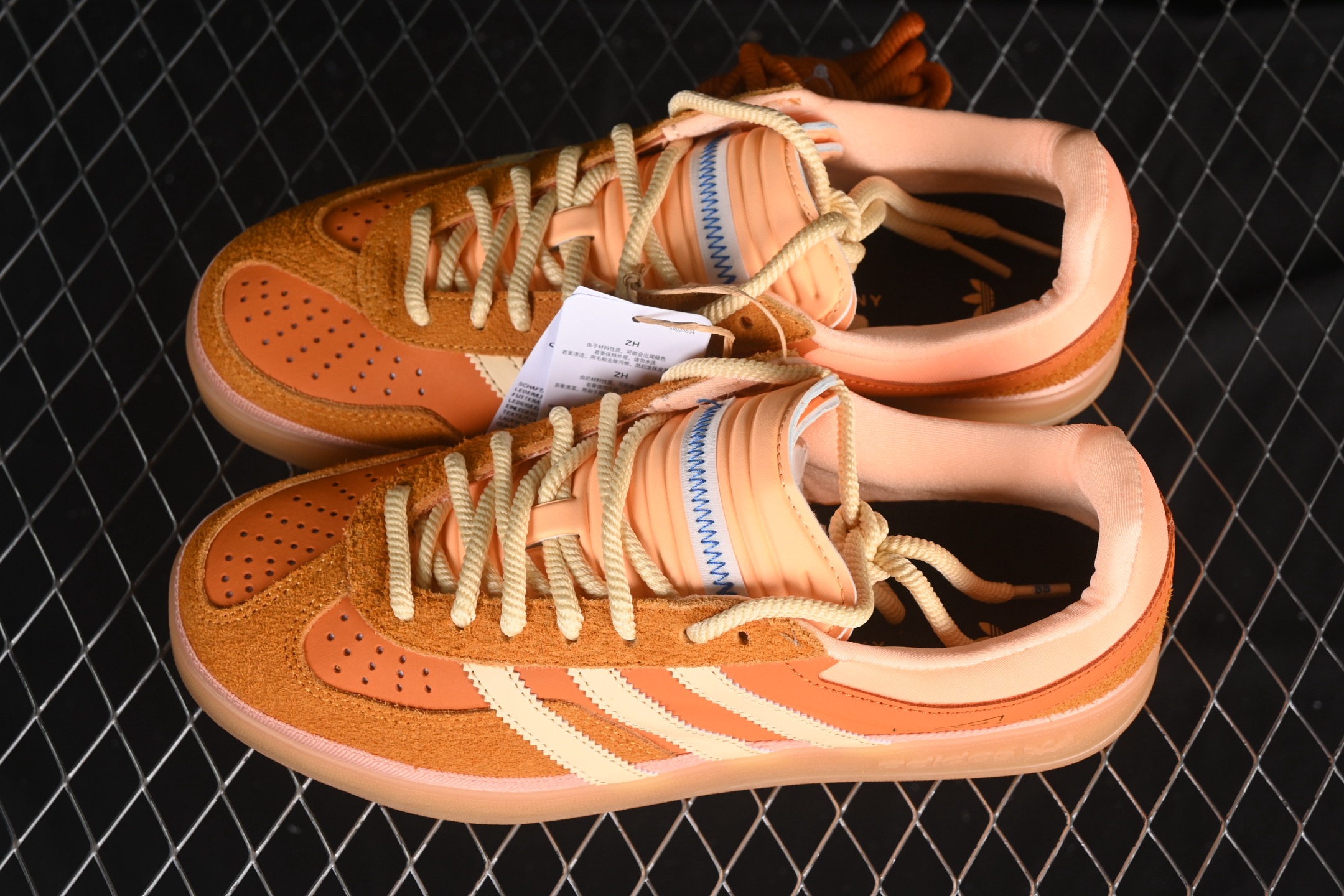 C版纯原 Bad Bunny x Adidas Gazelle Indoor JS5050 联名款 三叶