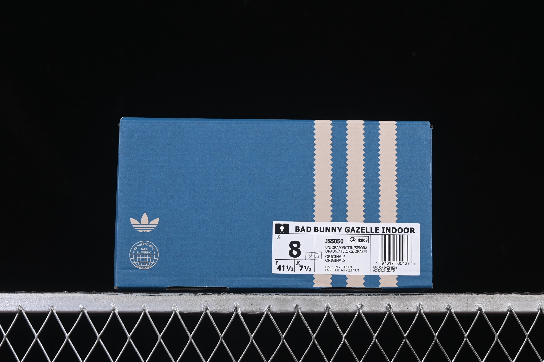 C版纯原 Bad Bunny x Adidas Gazelle Indoor JS5050 联名款 三叶