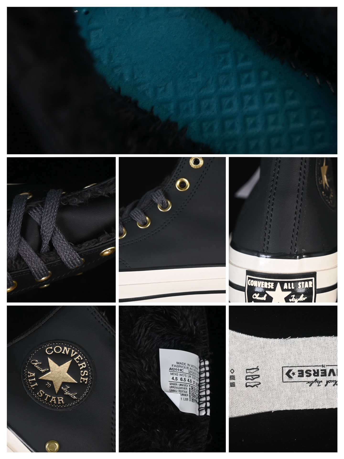 💰140纯原
 Converse Chuck 1970s 匡威官方皮面 高帮休闲板鞋 A12444C
尺码：35 36 36.5 37 37.5 38 39 39.5 40 41 41.5 42 42.5 43 44 M.C3