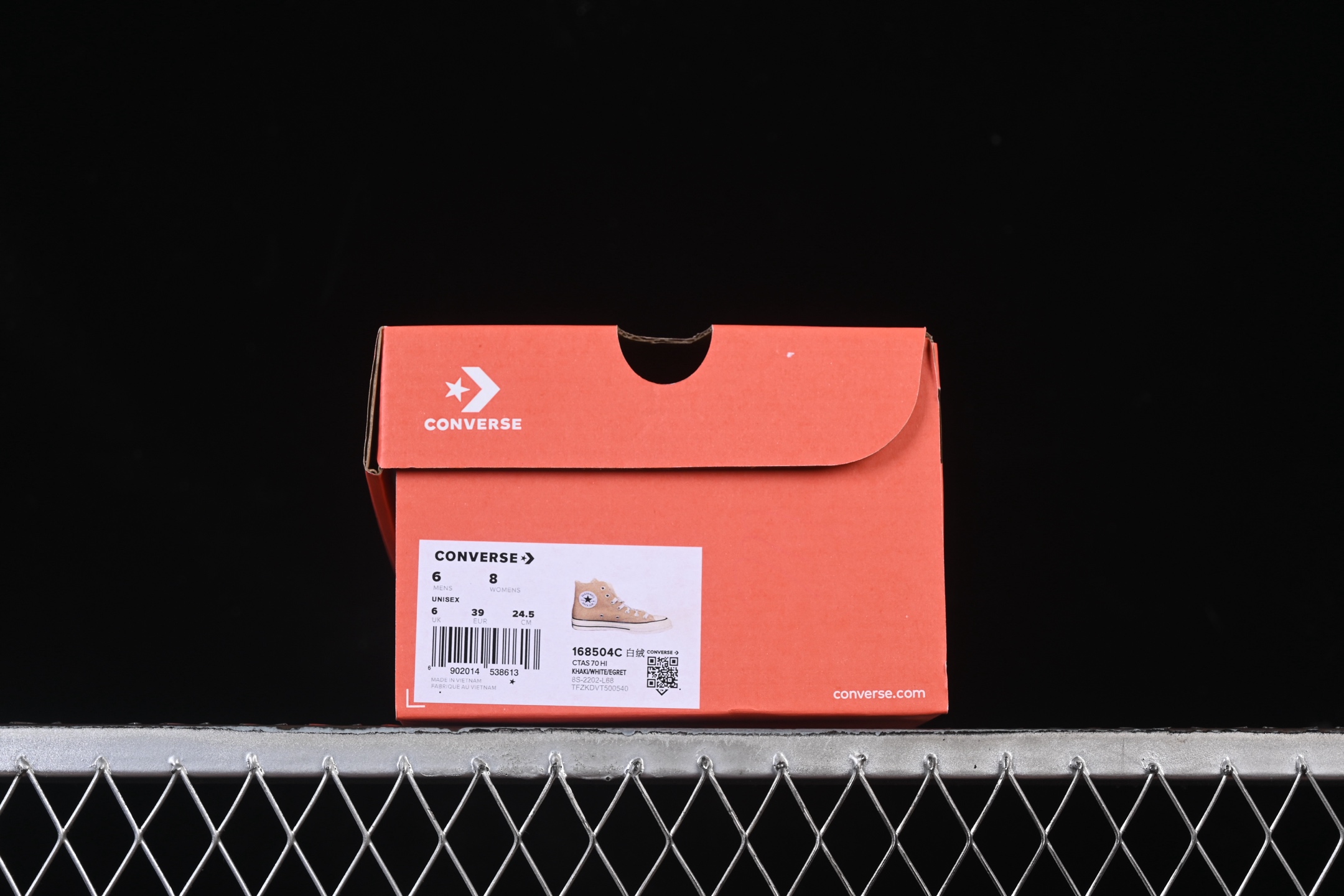 💰140纯原 加绒 Converse 1970s 匡威卡其配色高帮休闲板鞋 168504C
尺码：35 36 36.5 37 37.5 38 39 39.5 40 41 41.5 42 42.5 43 44 M.C3