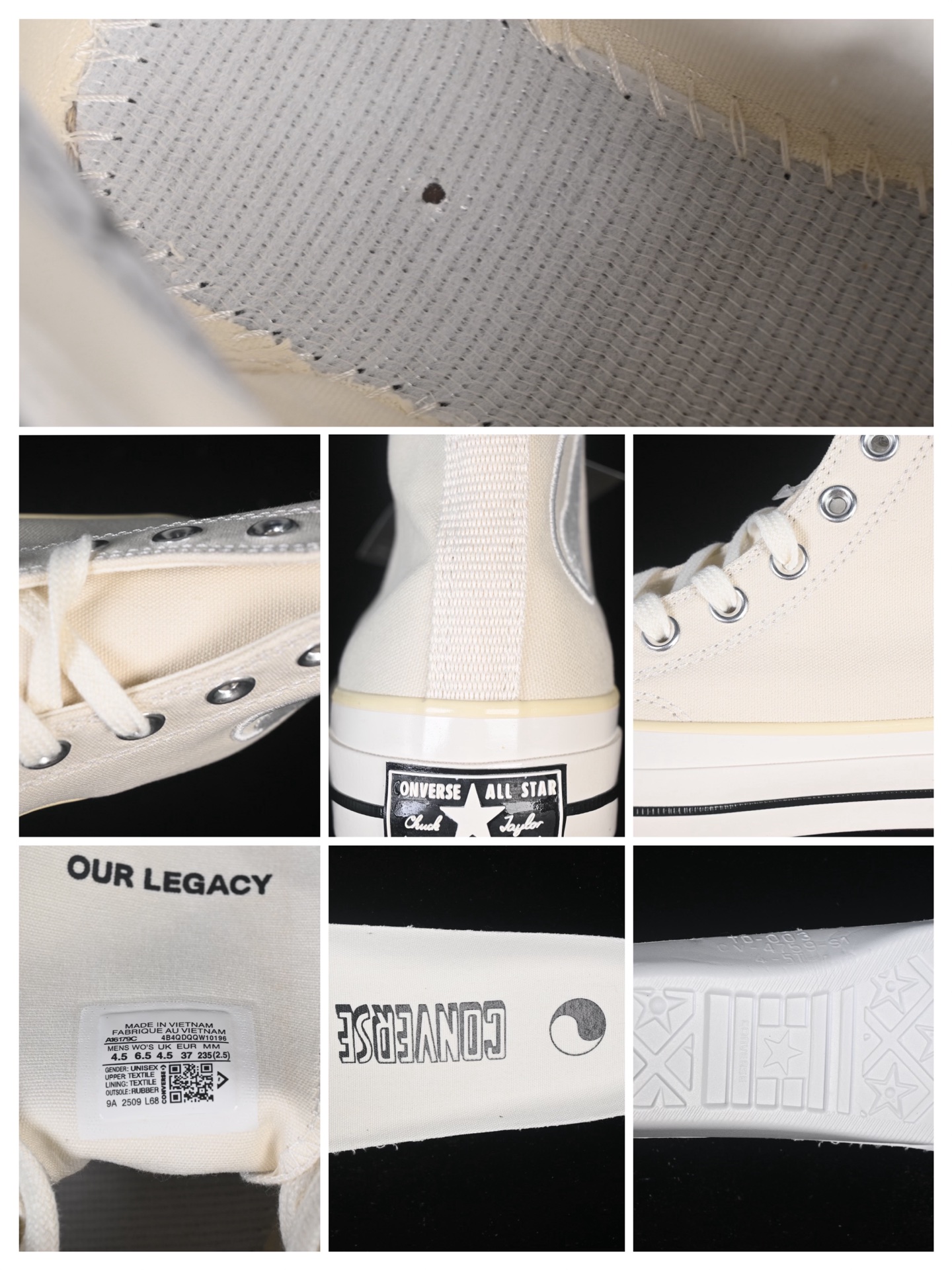 💰140纯原
 Converse 1970s Hi 阴阳太极 高帮帆布鞋 A16179C
尺码：35 36 36.5 37 37.5 38 39 39.5 40 41 41.5 42 42.5 43 44 M.C3