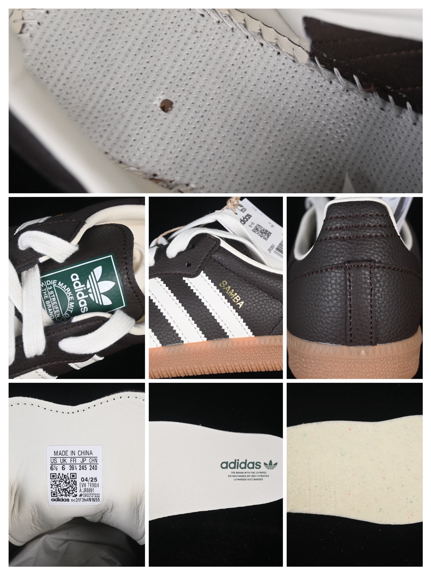 Adidas Samba OG JR0891 阿迪三叶草休闲板鞋尺码：35 36 36.5 37 38 