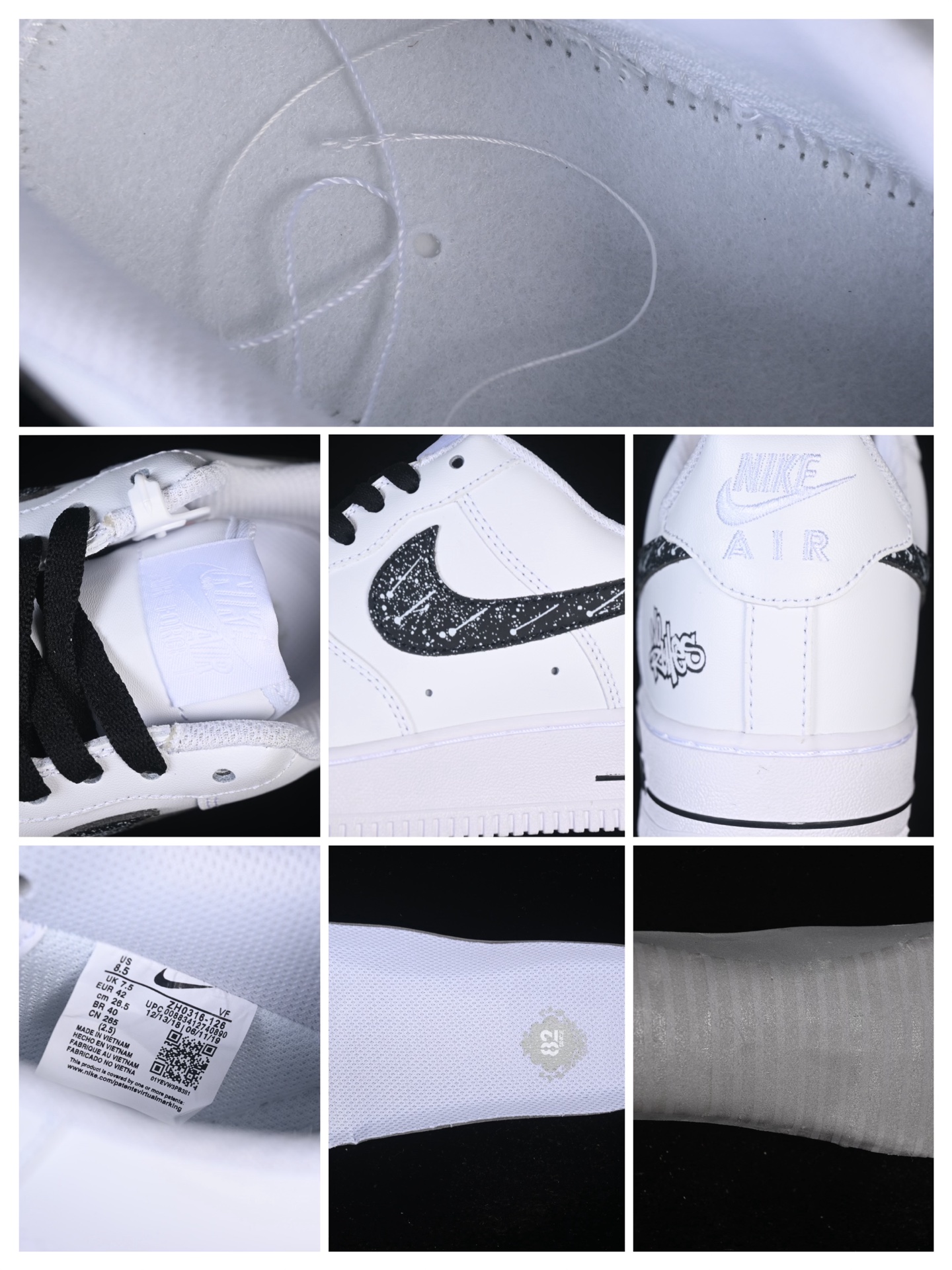 💰300纯原
 Nike Air Force 1'07 Low 二次元主题 星芒轨迹 空军一号低帮休闲板鞋 ZH0316-126
#定制皮料 原厂3D打印 定制鞋盒 原楦原纸板 纯正空军版型 内置全掌气垫
尺码：36 36.5 37.5 38 38.5 39 40 40.5 41 42 42.5 43 44 44.5 45 9.D4