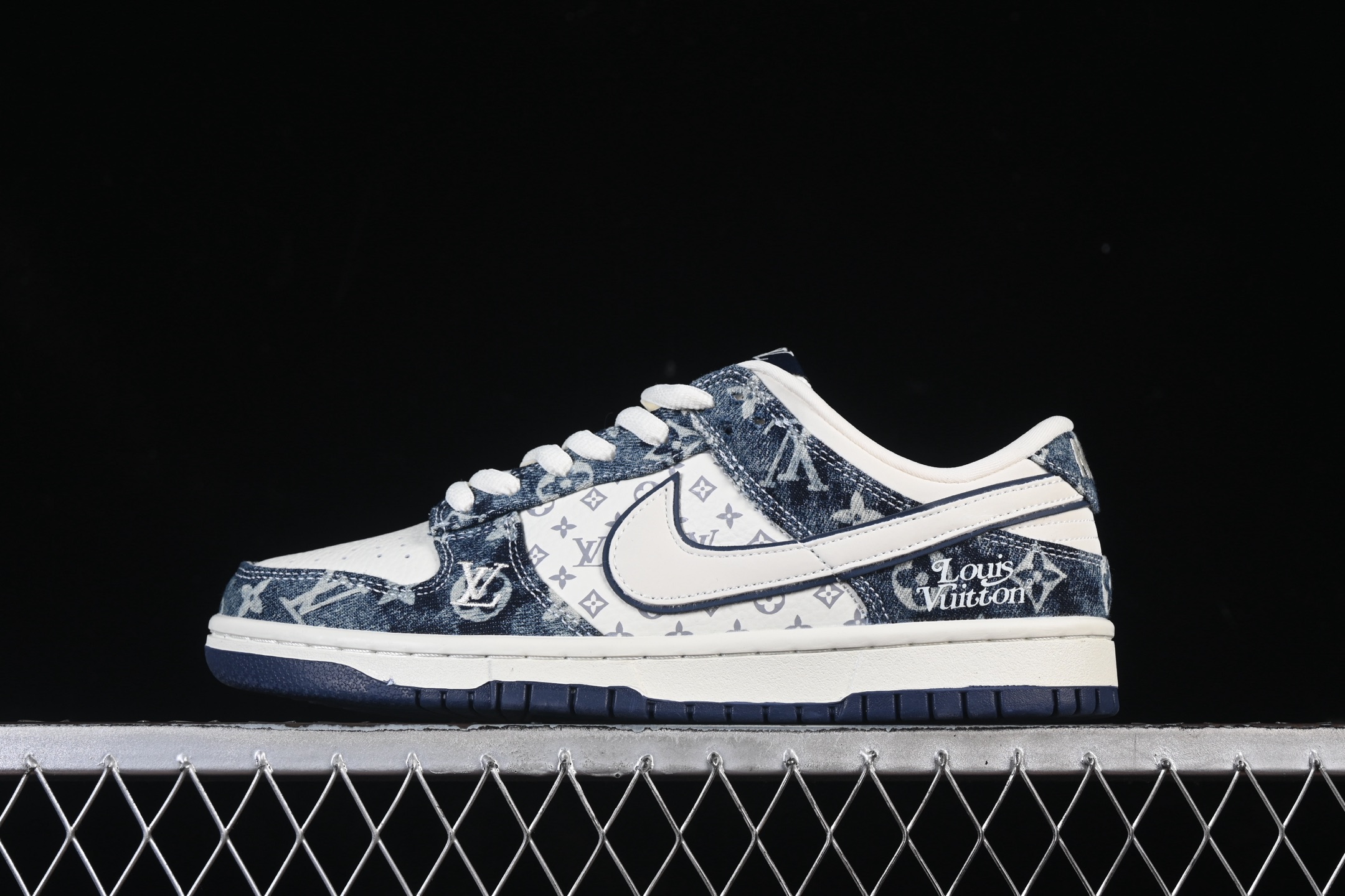 Nike SB Dunk Low LV联名 白蓝牛仔 高端定制 低帮休闲板鞋 YF9511-902#定制