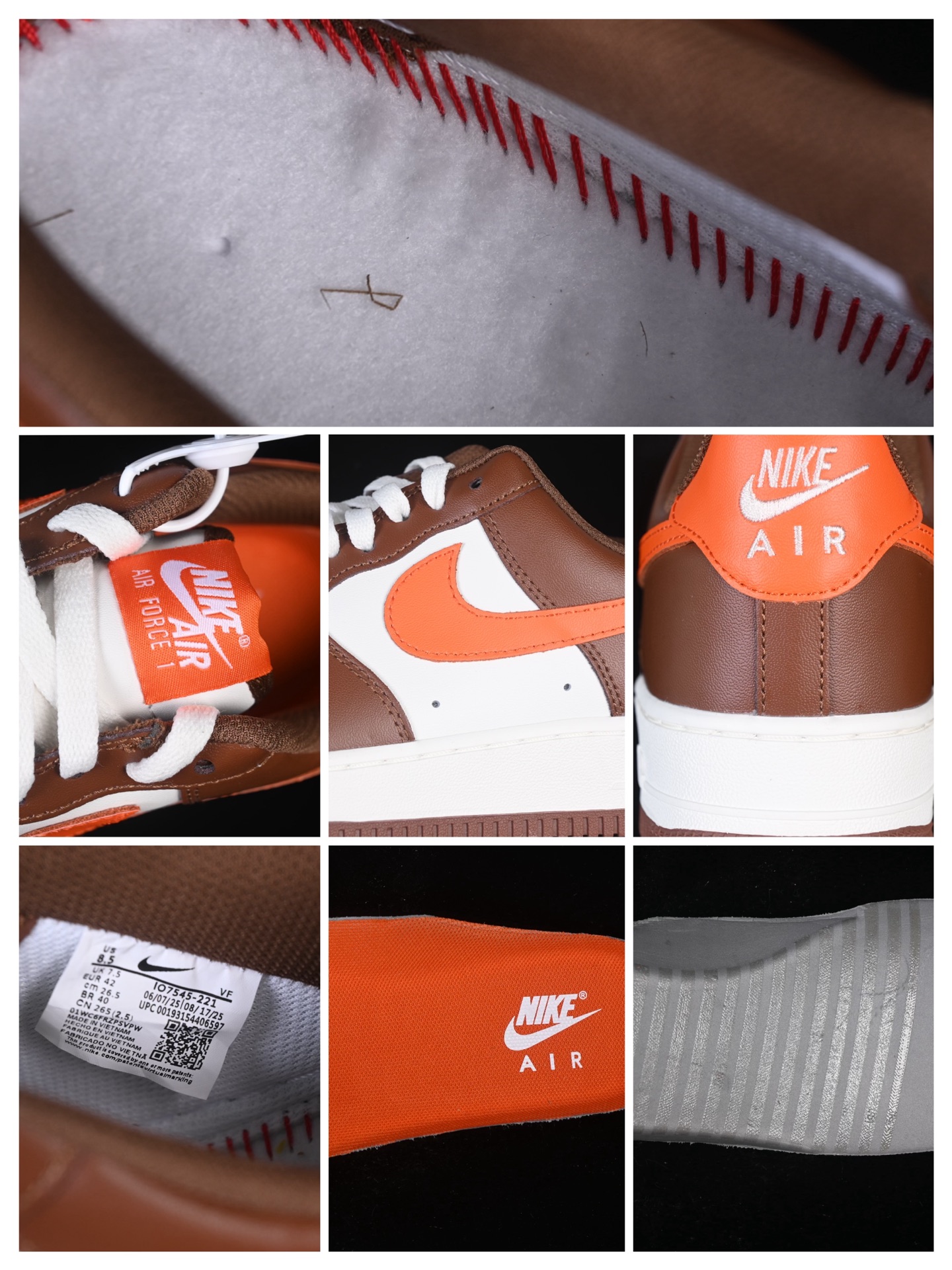 💰240纯原
 Nike Air Force 1'07 Low 空军一号低帮休闲板鞋 IO7545-221
#原楦头原纸板 原装鞋盒 内置全掌气垫 原厂鞋底 
尺码：35.5 36 36.5 37.5 38 38.5 39 40 40.5 41 42 42.5 43 44 44.5 45 K.D4