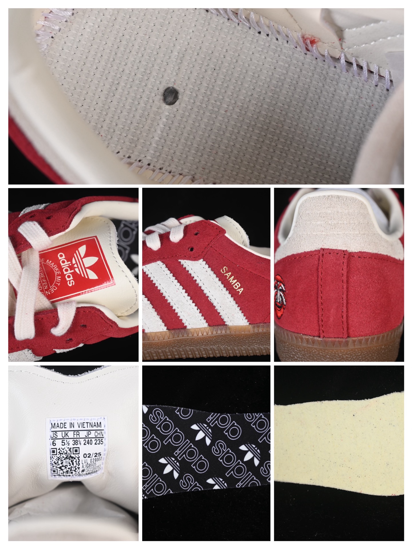 W版 Ad Samba OG Tal IG8905 阿迪三叶草休闲板鞋尺码：36 36.5 37 38 