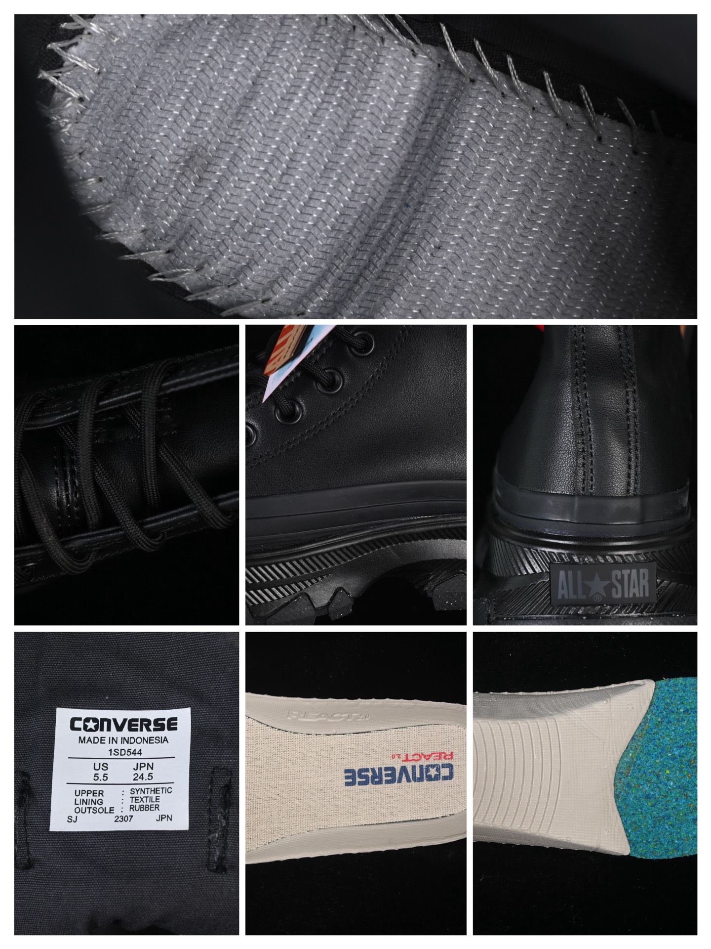 💰160纯原
 Converse All Star Trekwave SL Shin-Hi 秋冬皮面高帮马丁休闲生活鞋 1SD544
尺码：35 36 36.5 37 37.5 38 39 39.5 40 41 41.5 42 42.5 43 44 M.C3