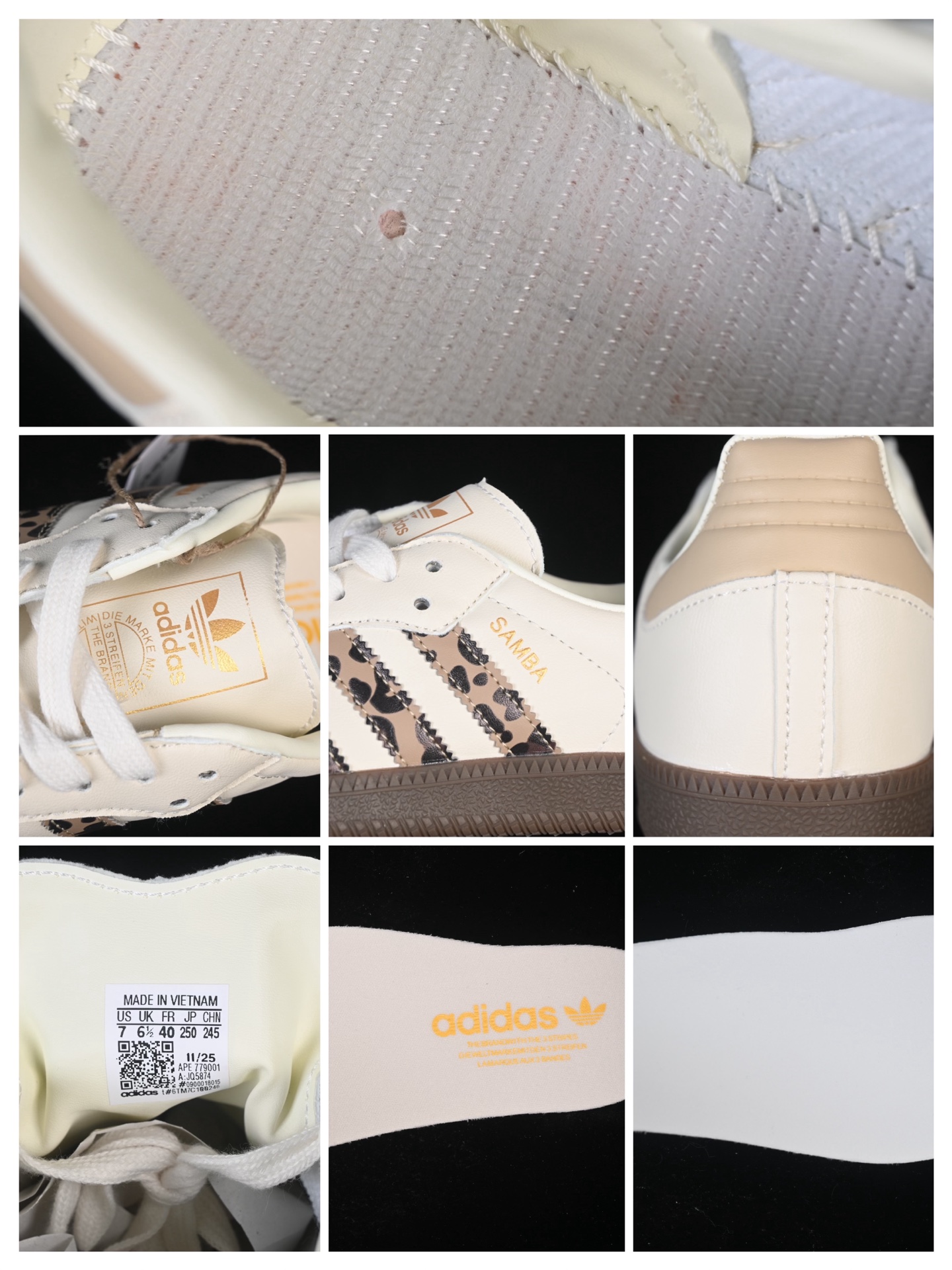 Adidas Samba JQ5874 阿迪三叶草休闲板鞋尺码：36 36.5 37 38 38.5 3