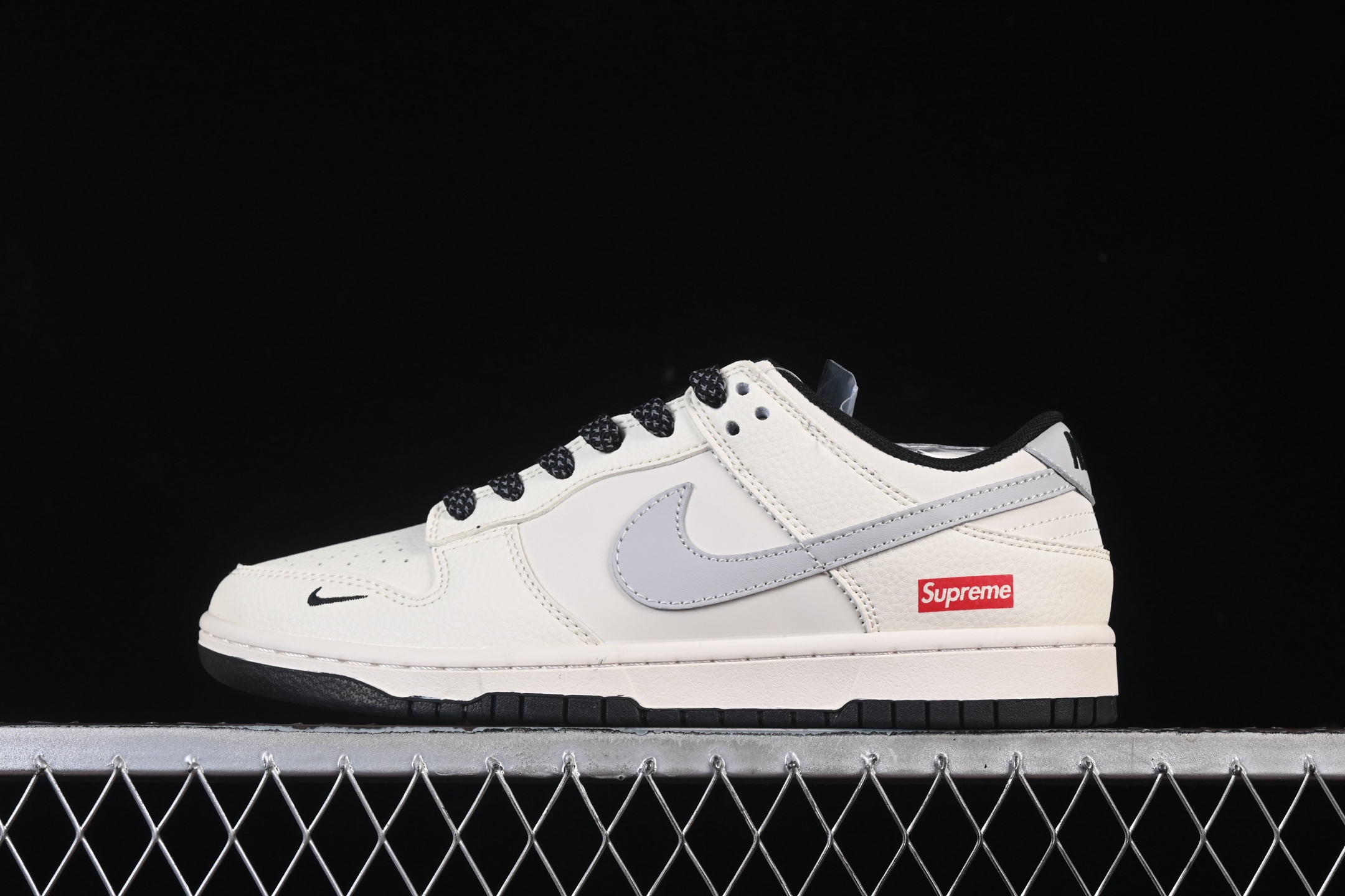 Nike SB Dunk Low Supreme联名 米黑灰 周年高端定制 低帮休闲板鞋 jp-1748