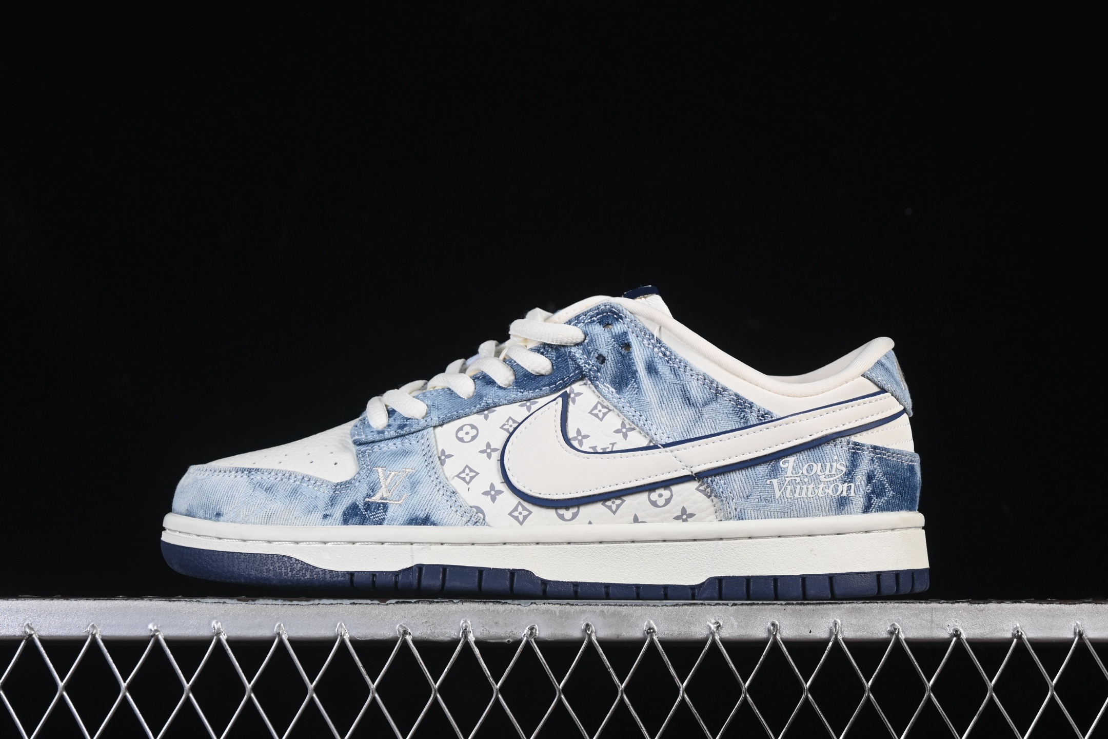 Nike SB Dunk Low LV联名 白蓝水牛仔 高端定制 低帮休闲板鞋 YF9511-903#定