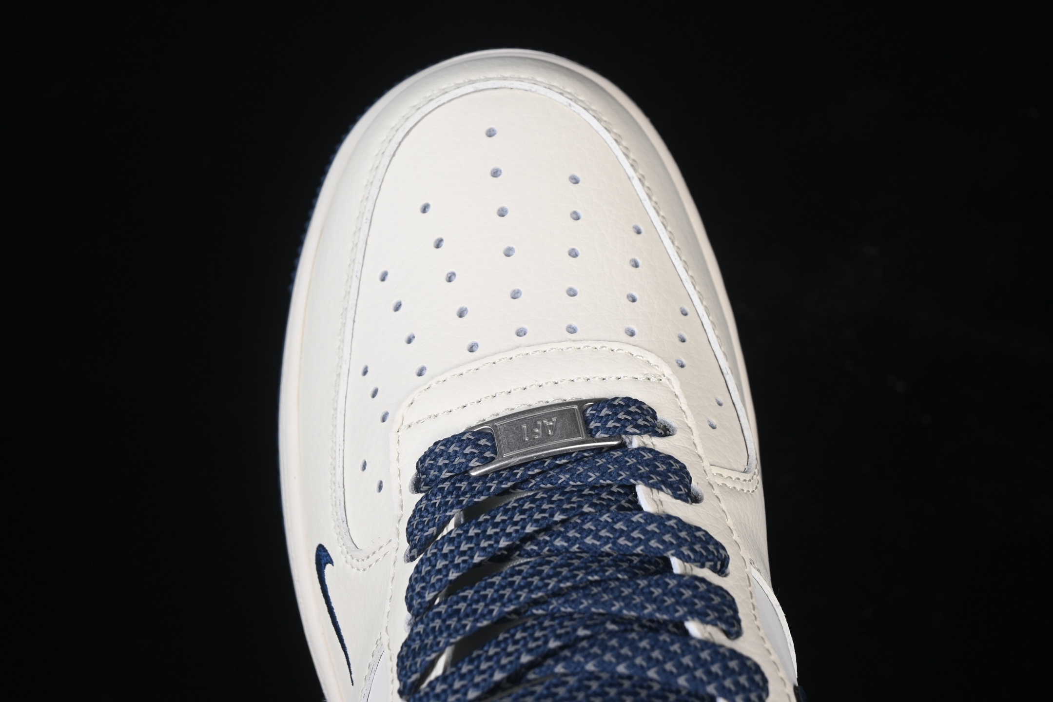 Nike Air Force 1'07 Low 树纹午夜蓝 空军一号低帮休闲板鞋 SM6668-127#