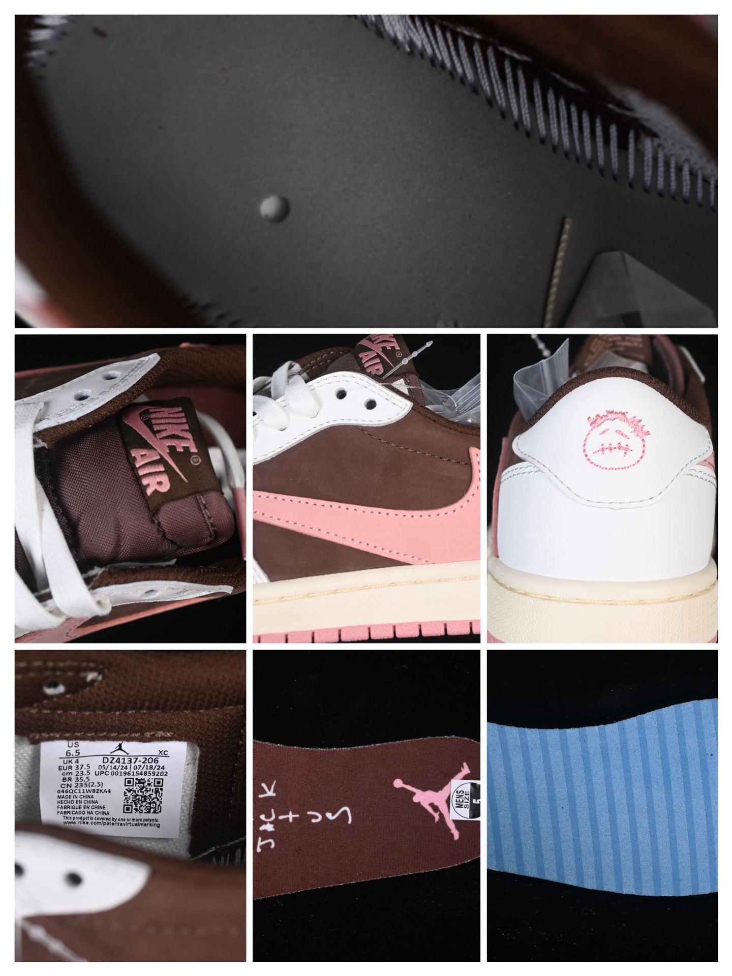 💰420 外贸版本 Travis Scott x Air Jordan 1 Low OG AJ1 乔1粉色倒勾低帮 DZ4137-206
尺码：36 36.5 37.5 38 38.5 39 40 40.5 41 42 42.5 43 44 44.5 45 45.5 46 47.5 48.5 WMD4